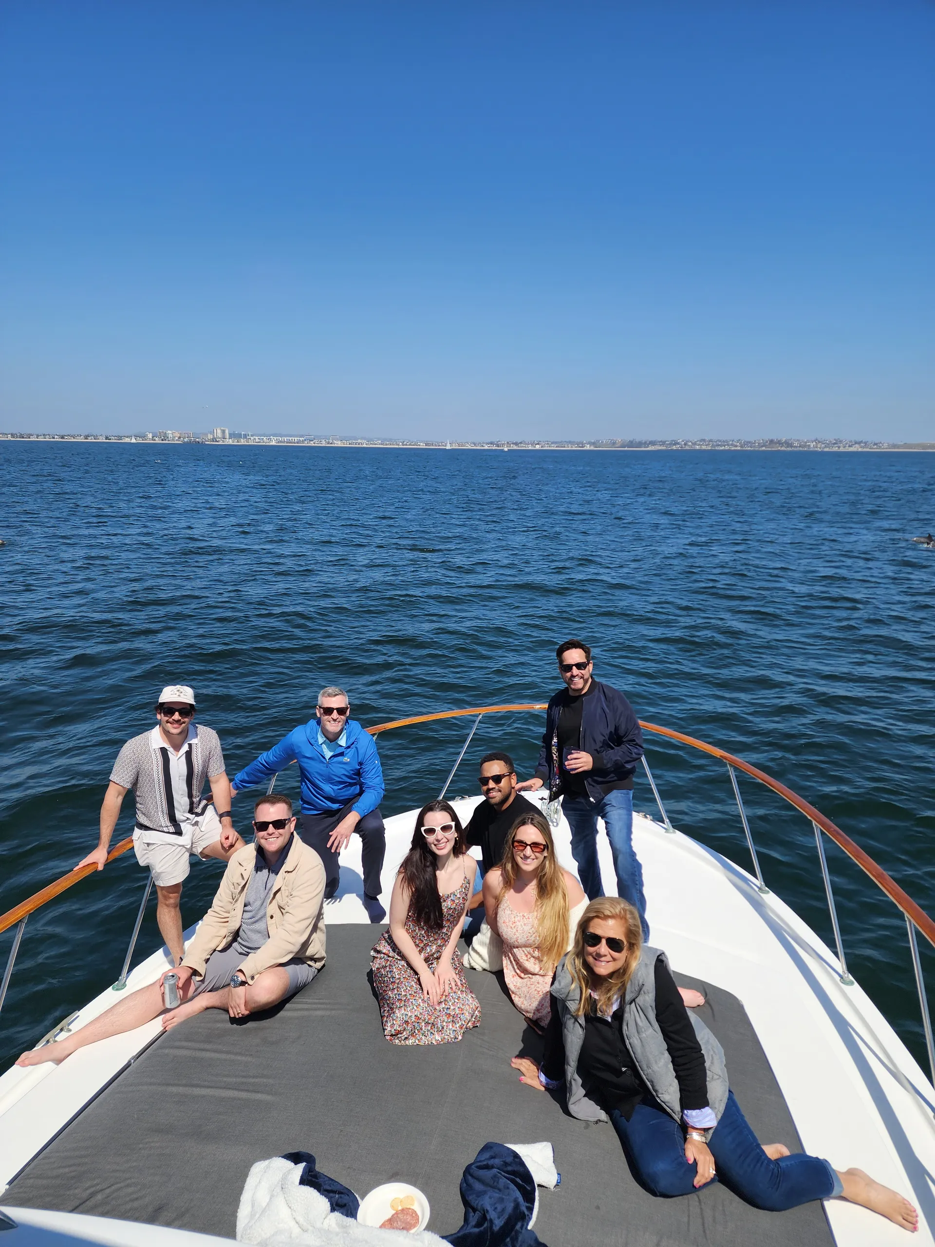 🌊 BEST VALUE ☀️ Huge Bow Cushion! Classic 50ft Motor Yacht ⚓️