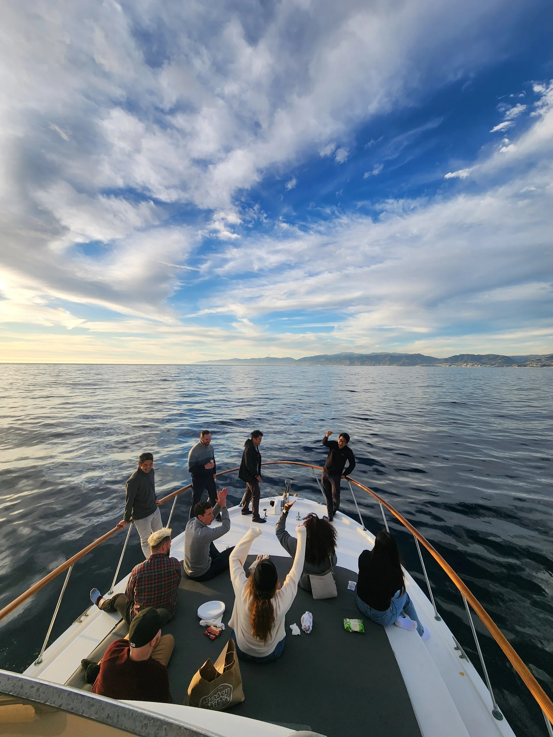 🌊 BEST VALUE ☀️ Huge Bow Cushion! Classic 50ft Motor Yacht ⚓️