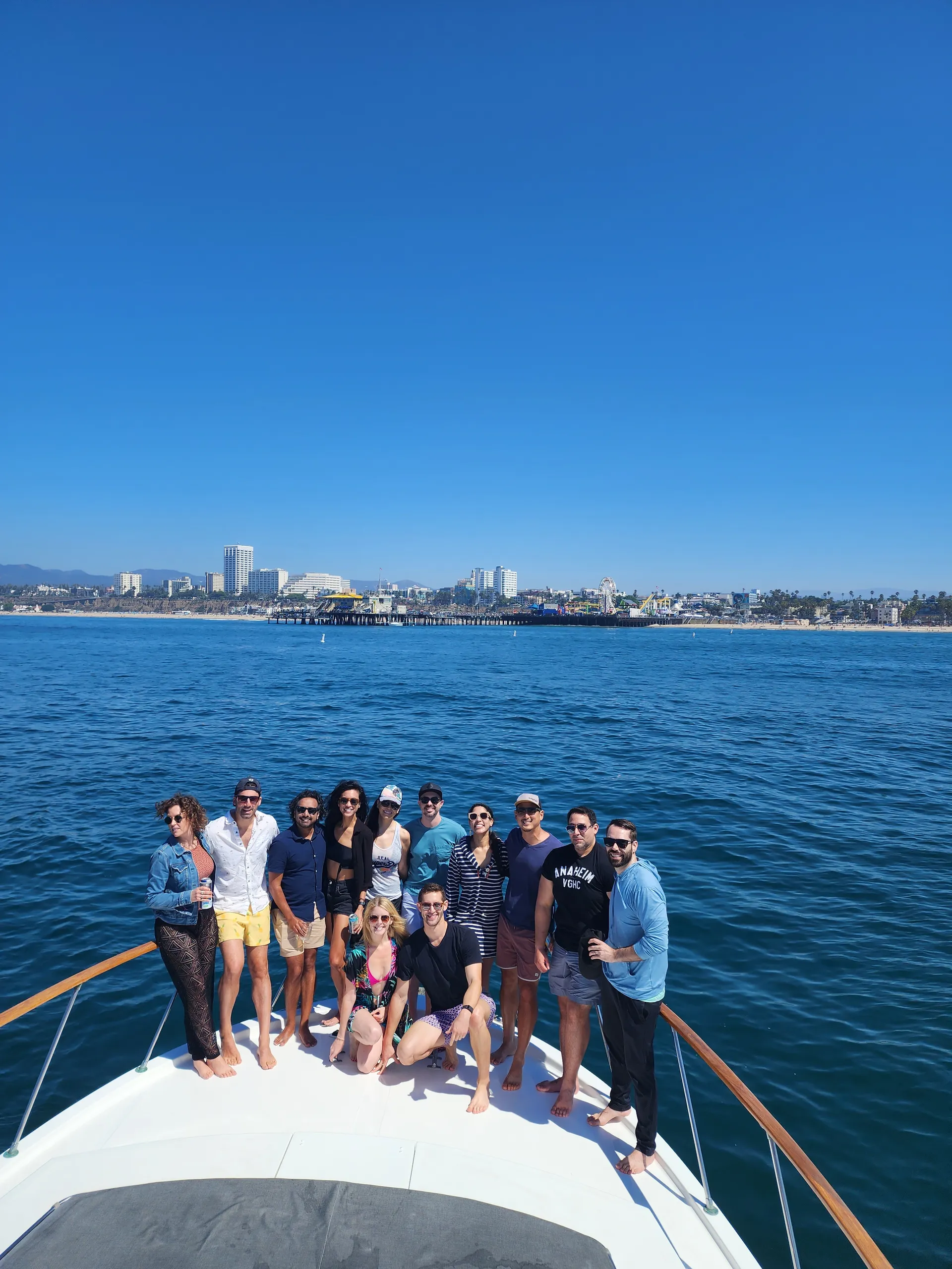 🌊 BEST VALUE ☀️ Huge Bow Cushion! Classic 50ft Motor Yacht ⚓️