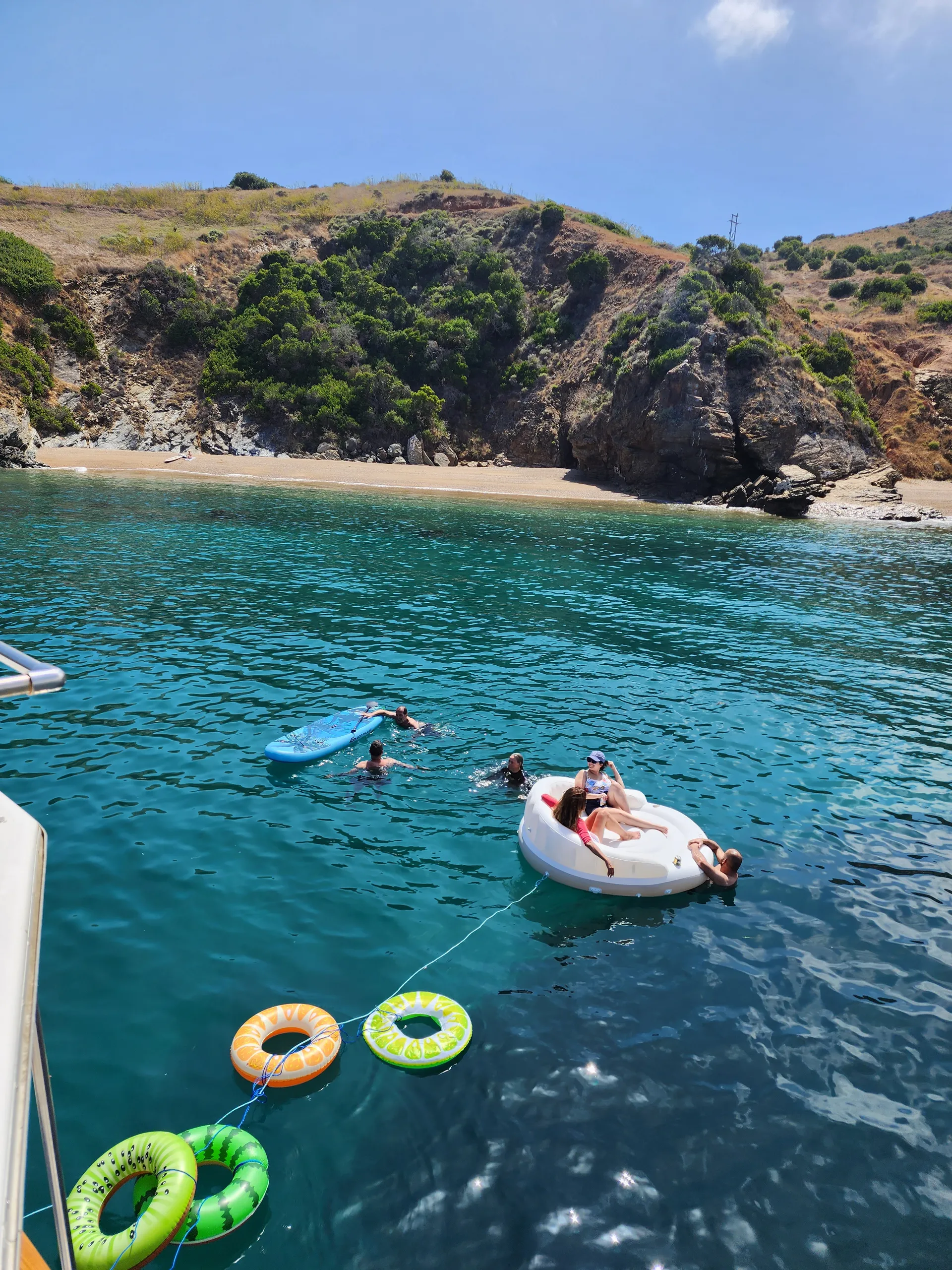 🌊 BEST VALUE ☀️ Huge Bow Cushion! Classic 50ft Motor Yacht ⚓️
