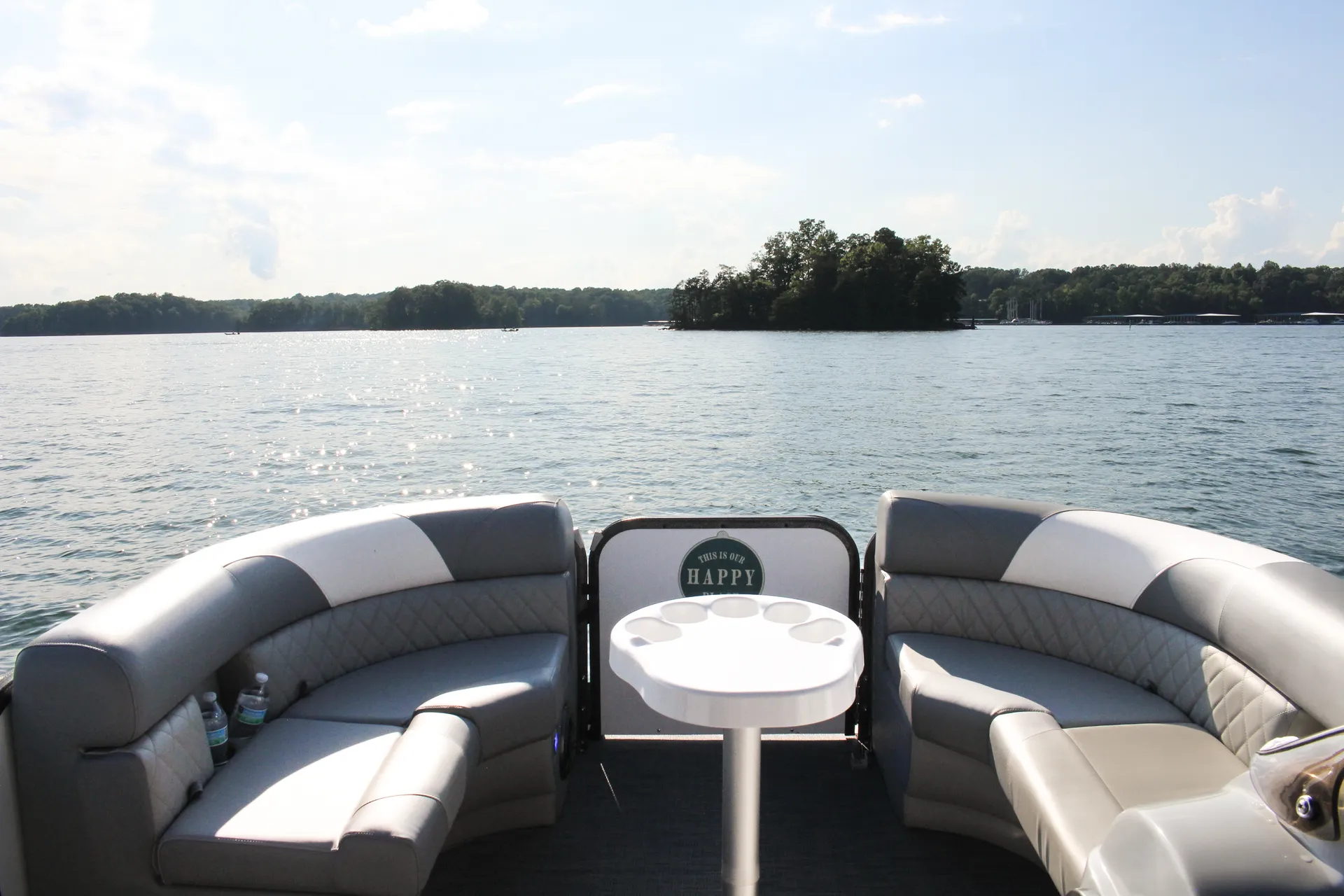 Brand New Premium Luxury Pontoon Boat on Lake Lanier