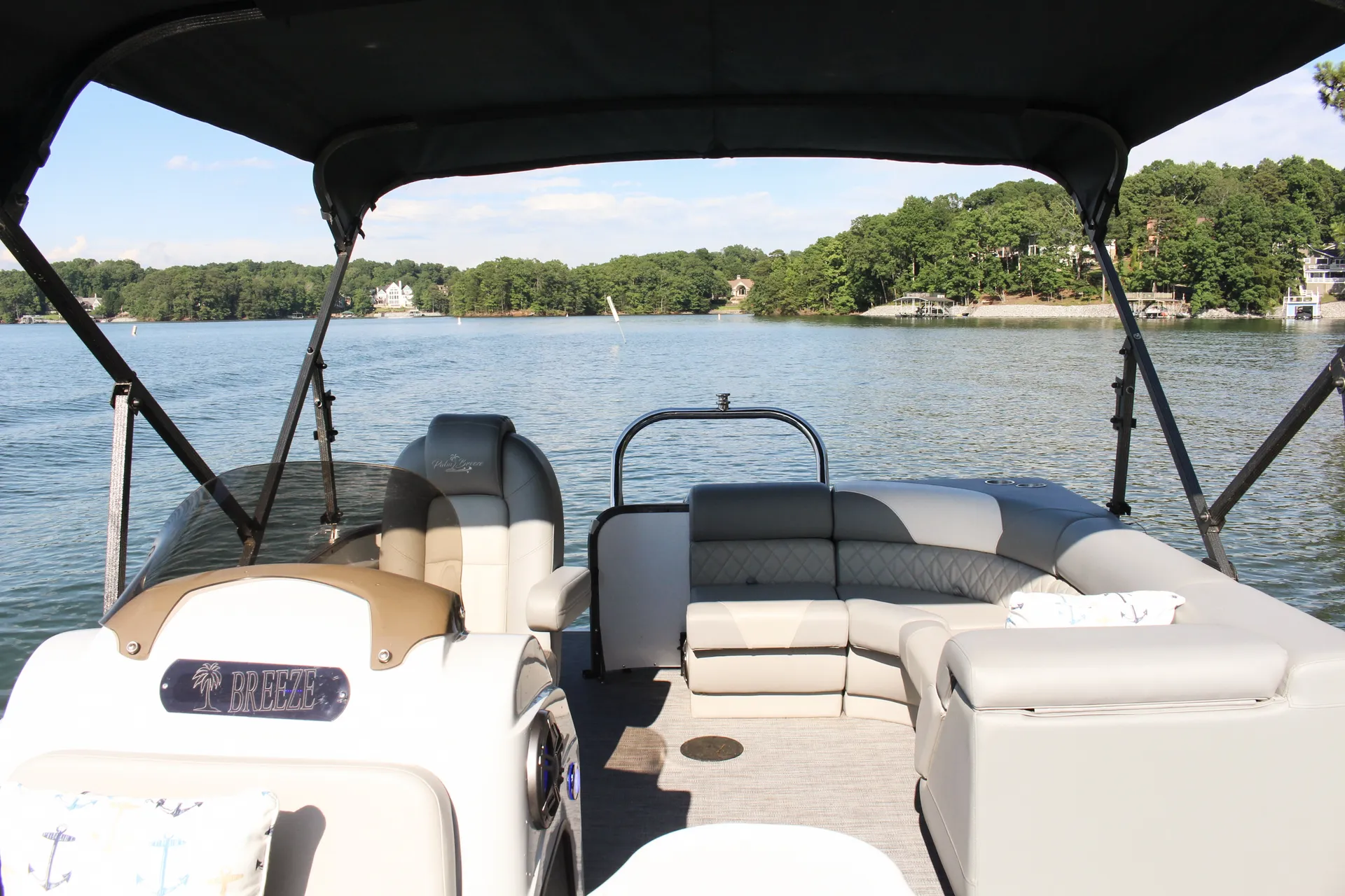 Brand New Premium Luxury Pontoon Boat on Lake Lanier