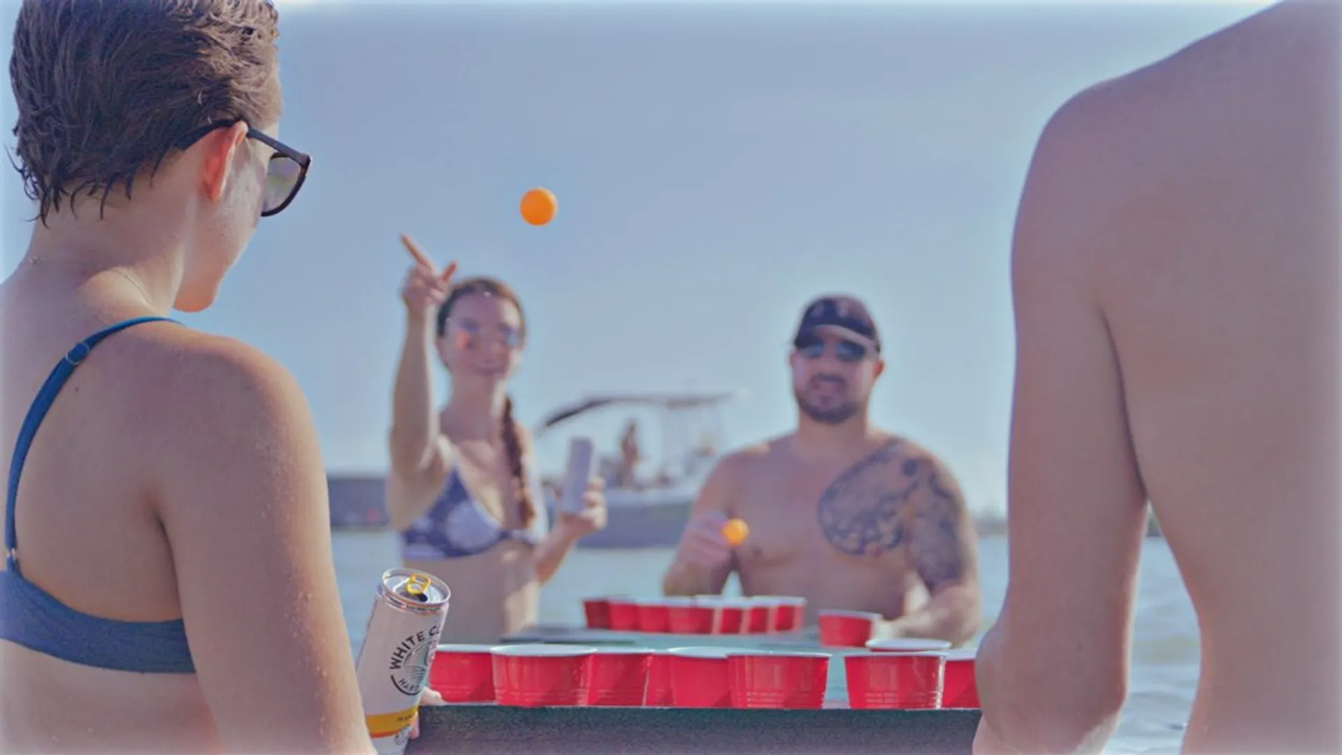 25' Ultimate Party Barge With Water Slide🛝, Music🎶, Games for 12 ppl