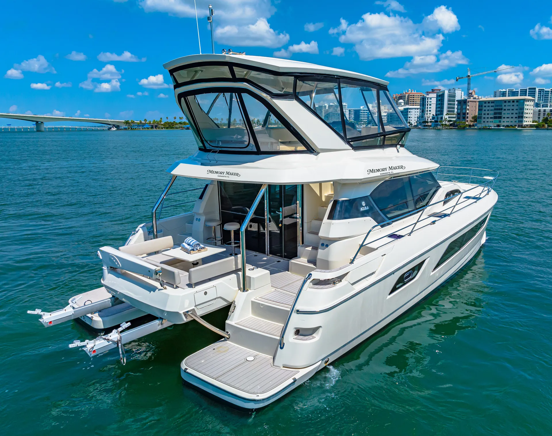 Memory Maker – Three-Level 50’ Yacht for Unforgettable Coastal Escapes