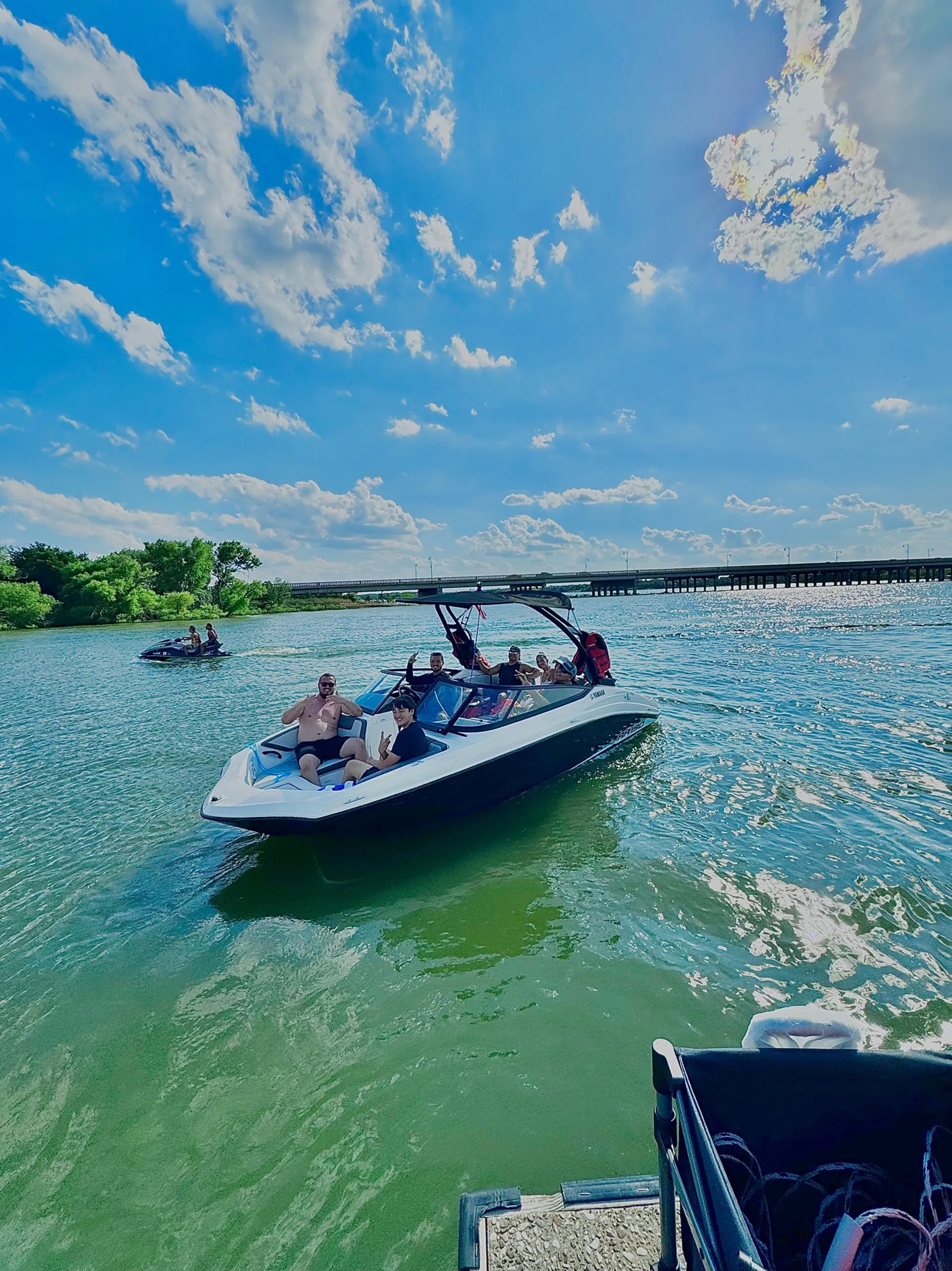 Yamaha Jet Boat on Lake Lewisville!