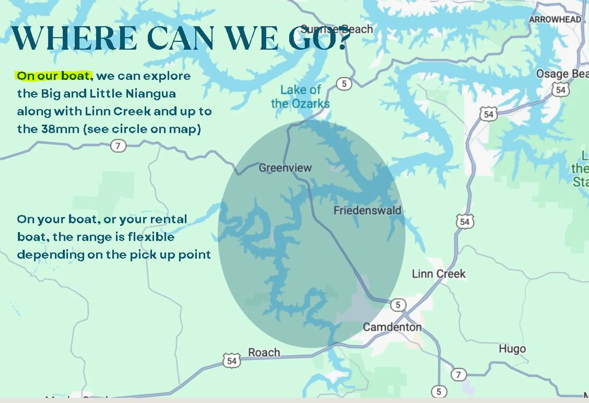 LOZ of FUN - USCG Licensed Captain Included in price. Pickup Possible