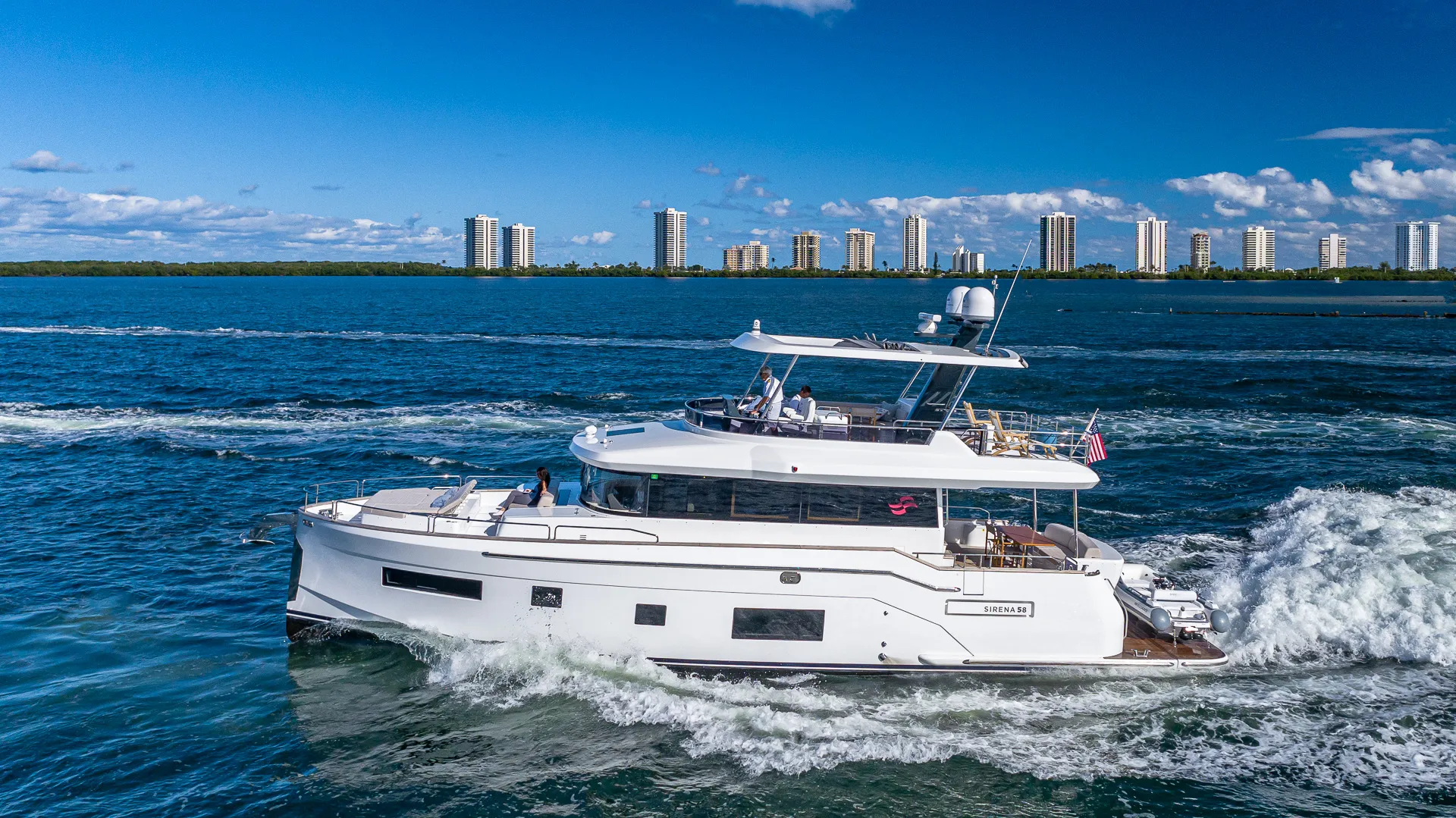 Brand New and Beautiful 2023 61' Sirena Flybridge Yacht