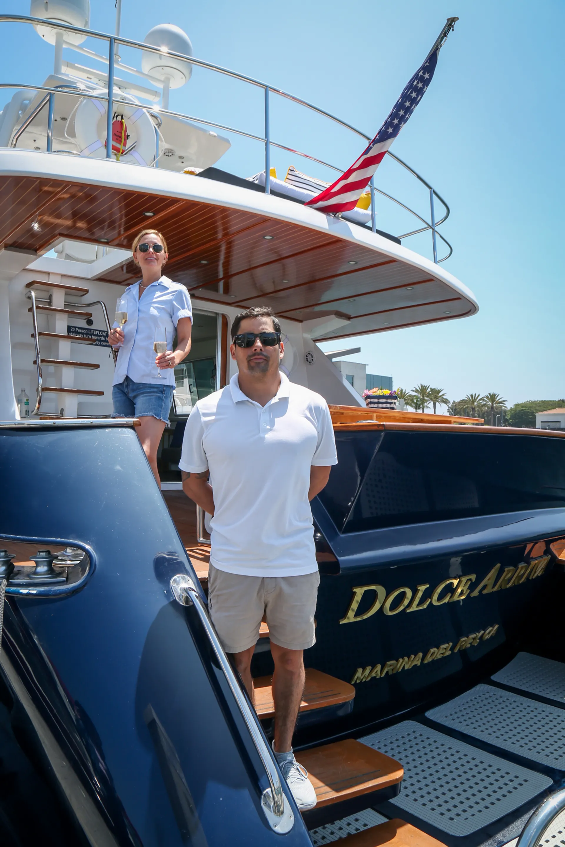 74' Custom Italian Pilothouse for Cruises in Marina del Rey