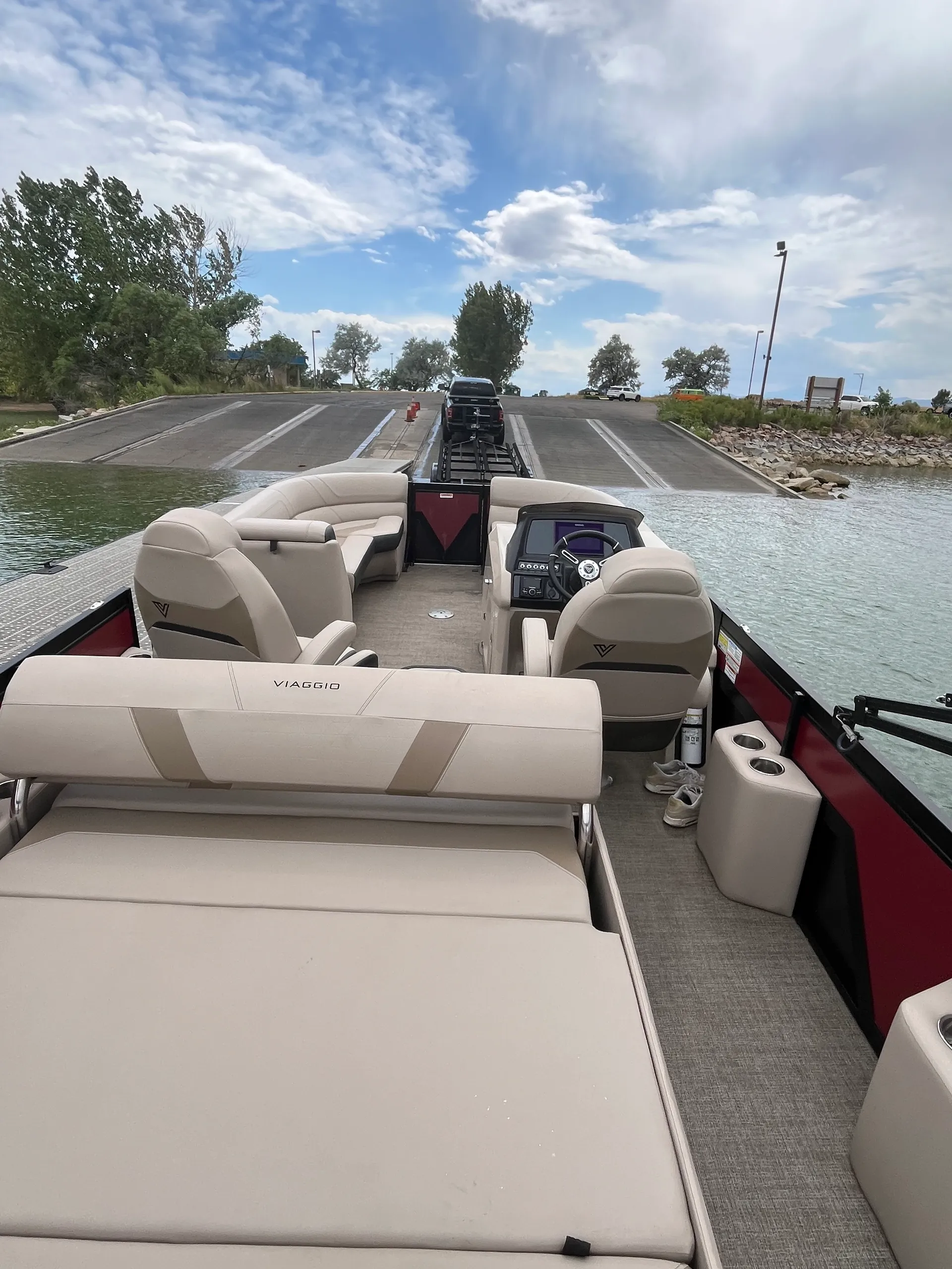 Tritoon Boat ~ Viaggio Diamante 23S Rental in Loveland, Colorado