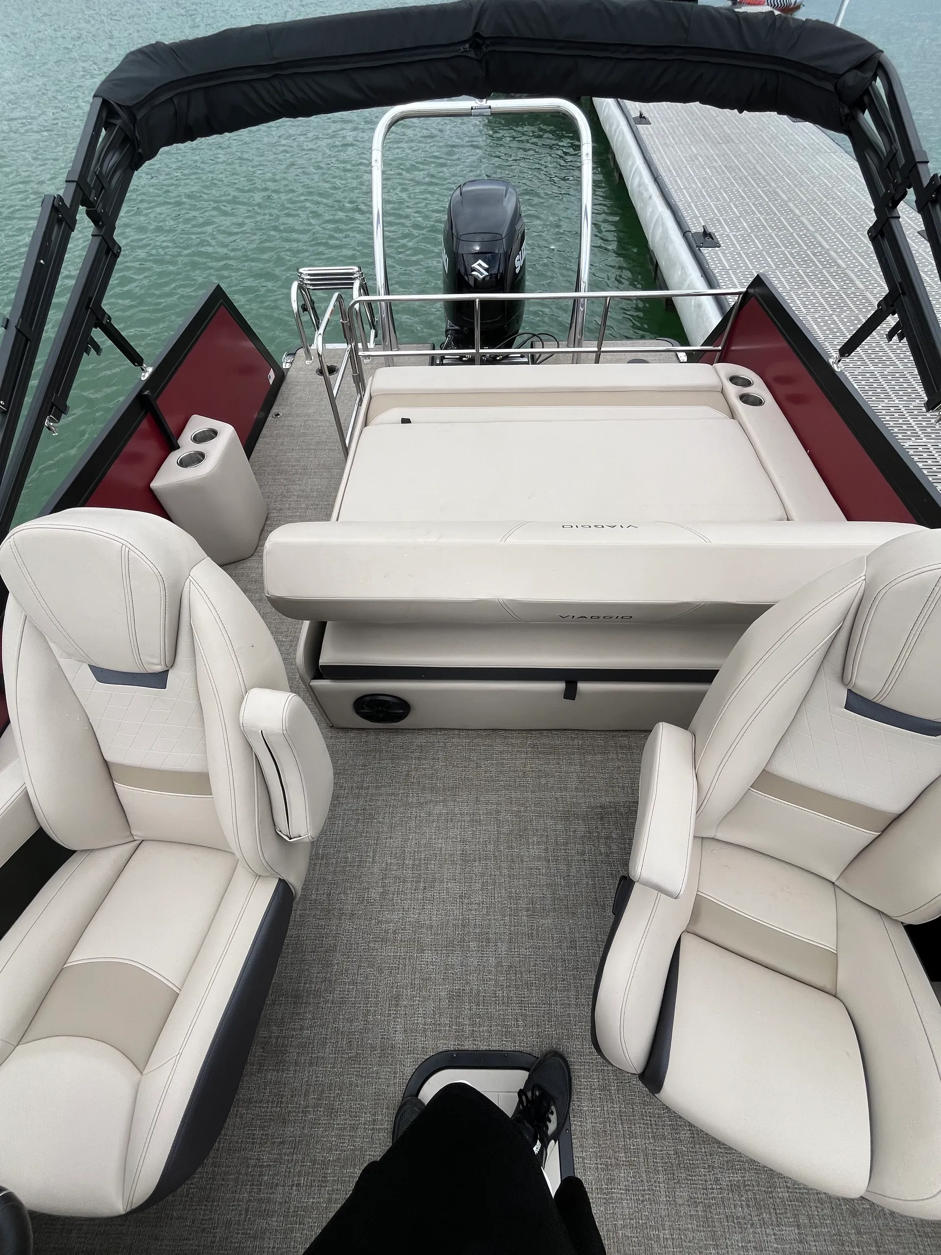 Tritoon Boat ~ Viaggio Diamante 23S Rental in Loveland, Colorado