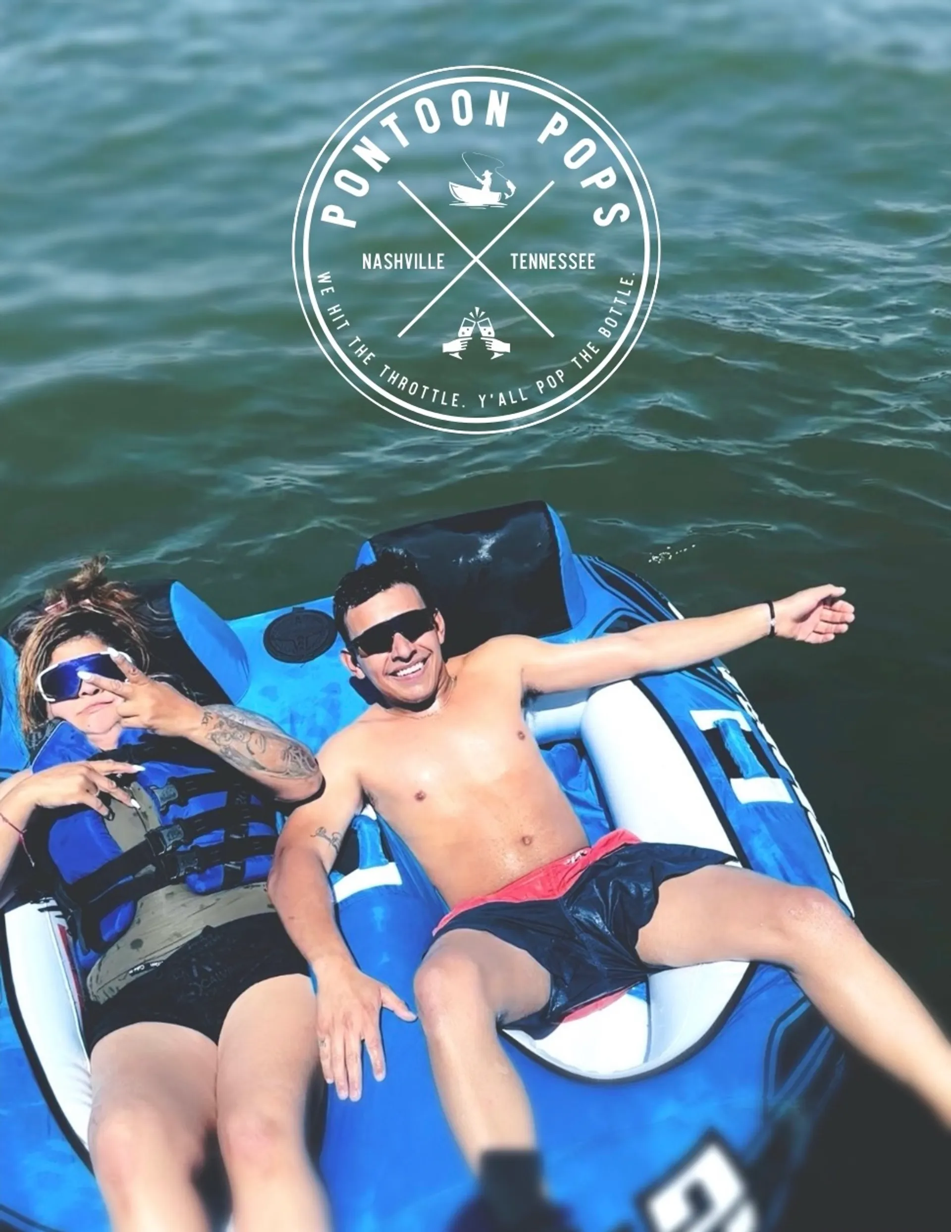 "Pontoon Pops" Luxury Tritoon!!