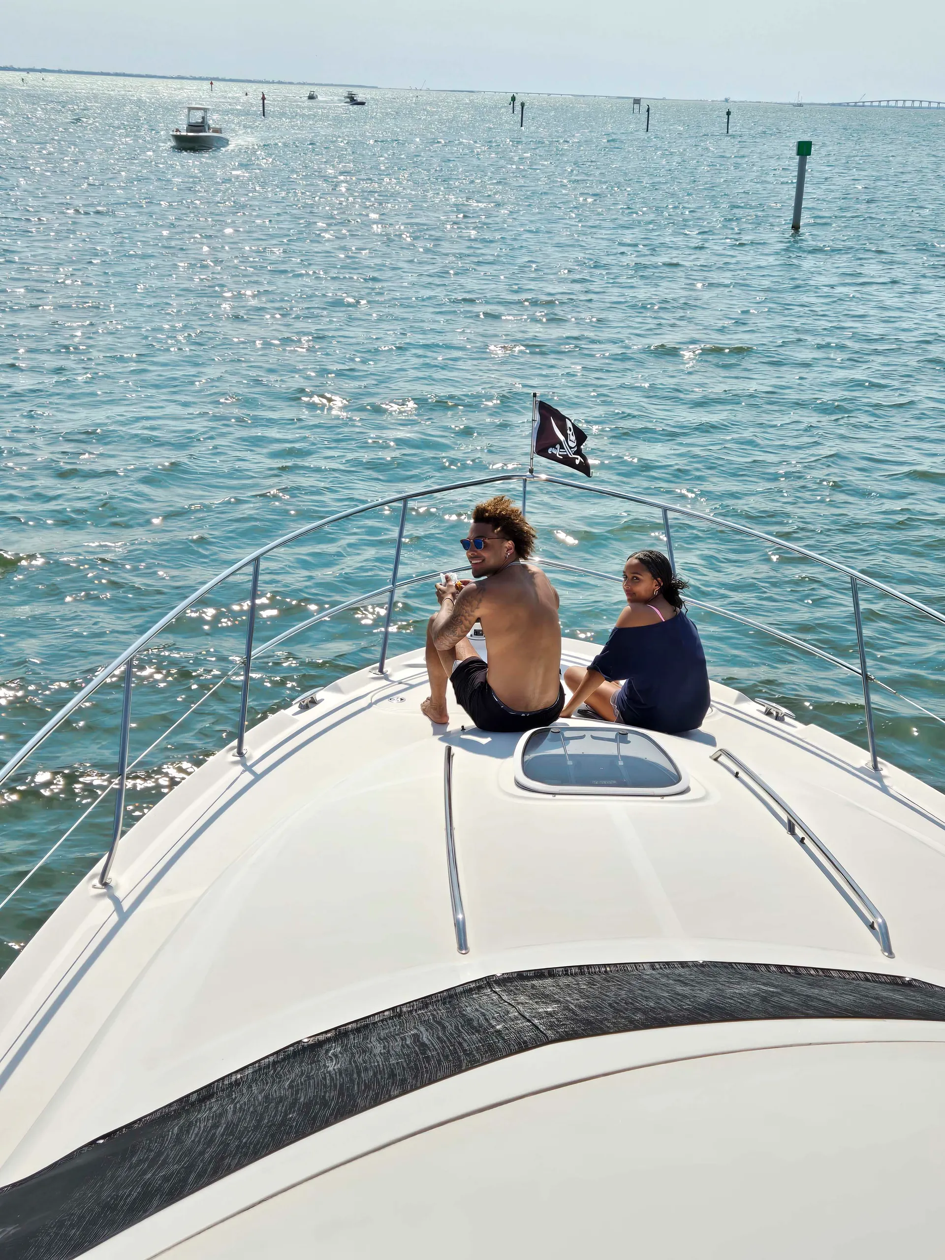 Beautiful Ft Myers Beach Private Charter on 44ft Sea Ray Sedan Bridge