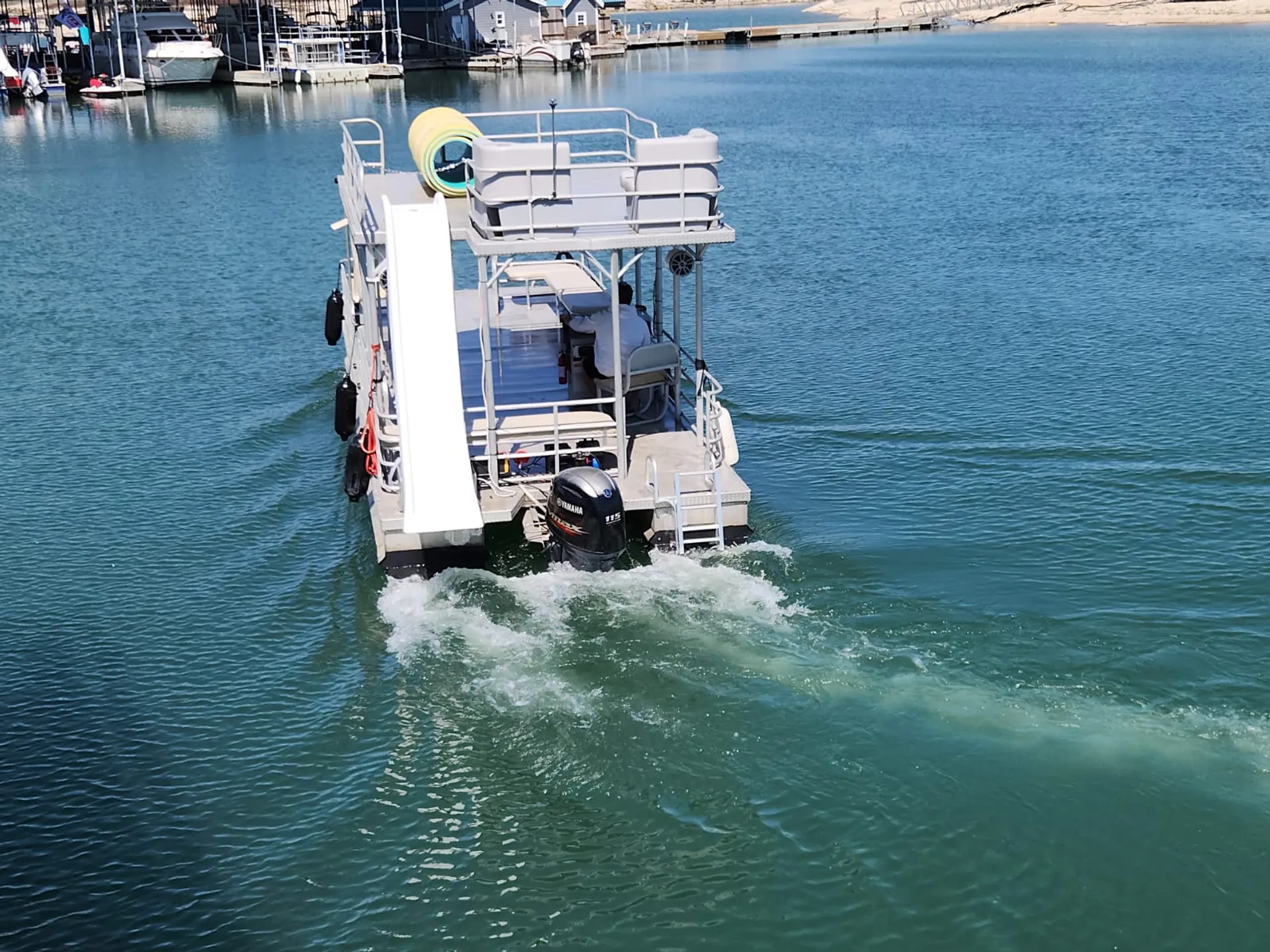 29.5 Solid Craft Double-deck Party Boat with Slide