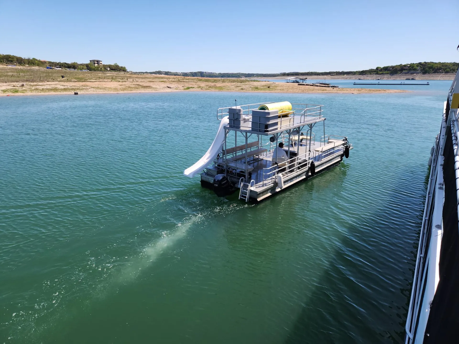 29.5 Solid Craft Double-deck Party Boat with Slide