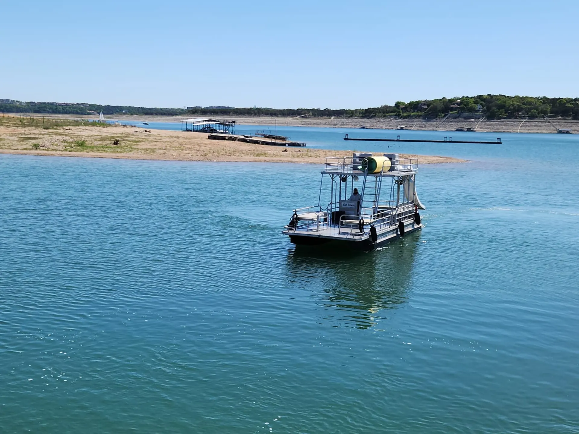 29.5 Solid Craft Double-deck Party Boat with Slide