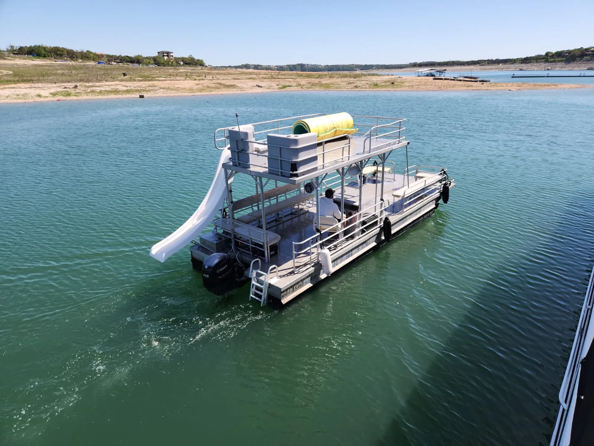 29.5 Solid Craft Double-deck Party Boat with Slide