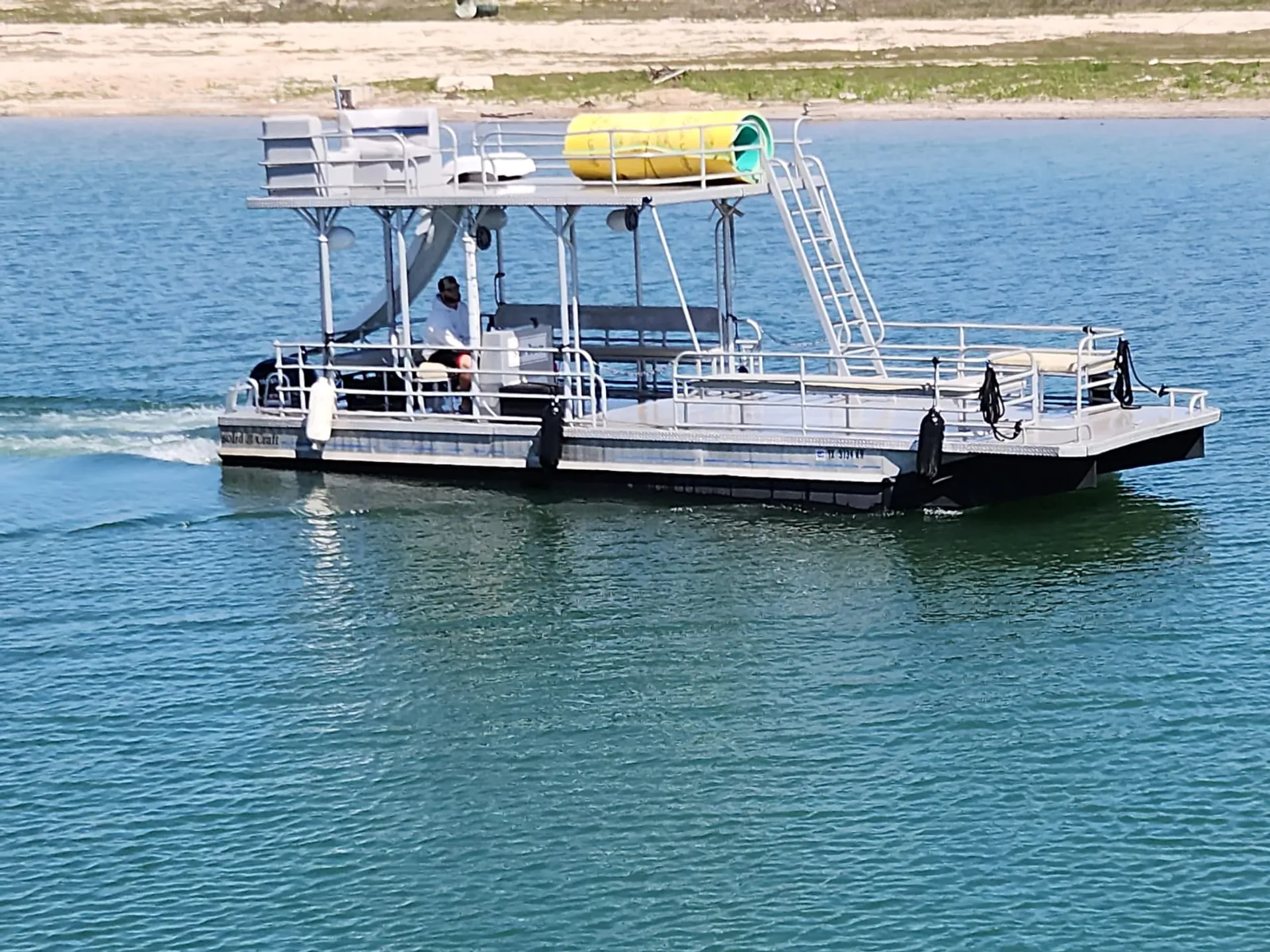 29.5 Solid Craft Double-deck Party Boat with Slide