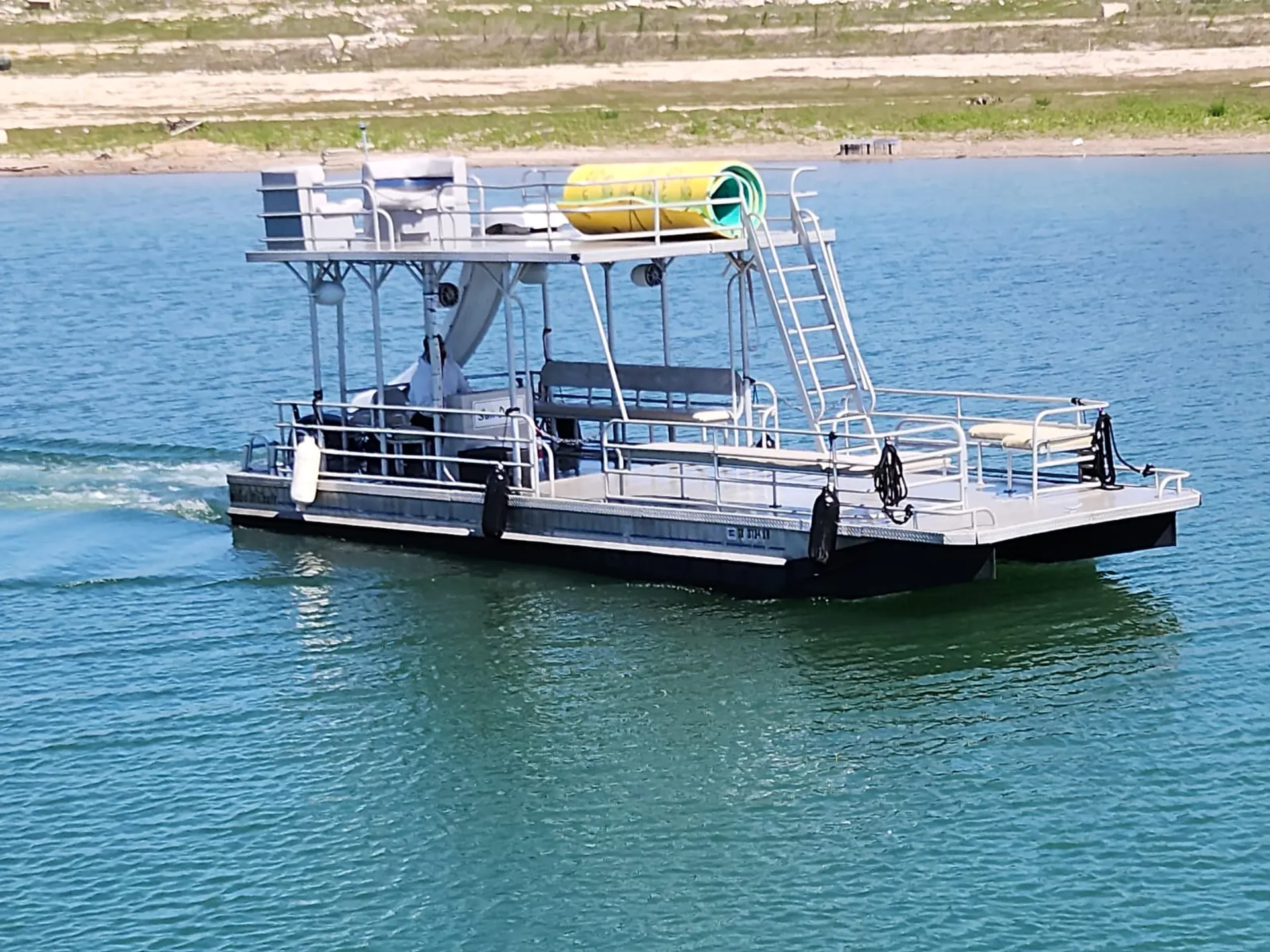 29.5 Solid Craft Double-deck Party Boat with Slide