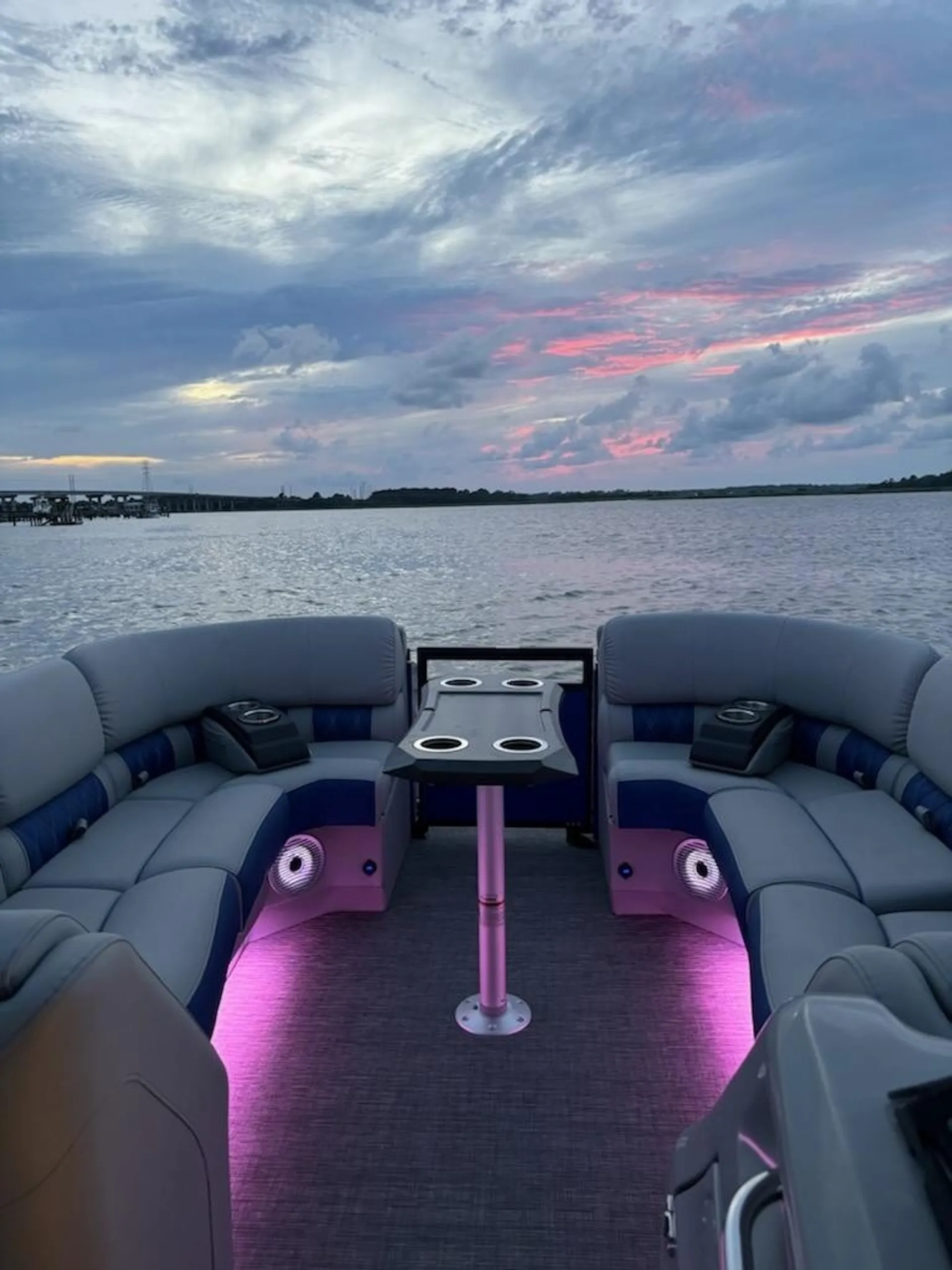 25-Foot VIP Pontoon Ultra Luxurious: Largest Luxury Pontoon in HHI 