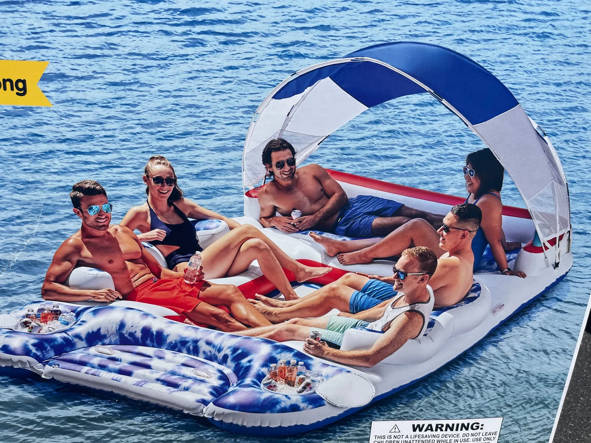 22' Blue Blessings Pontoon with grill. 