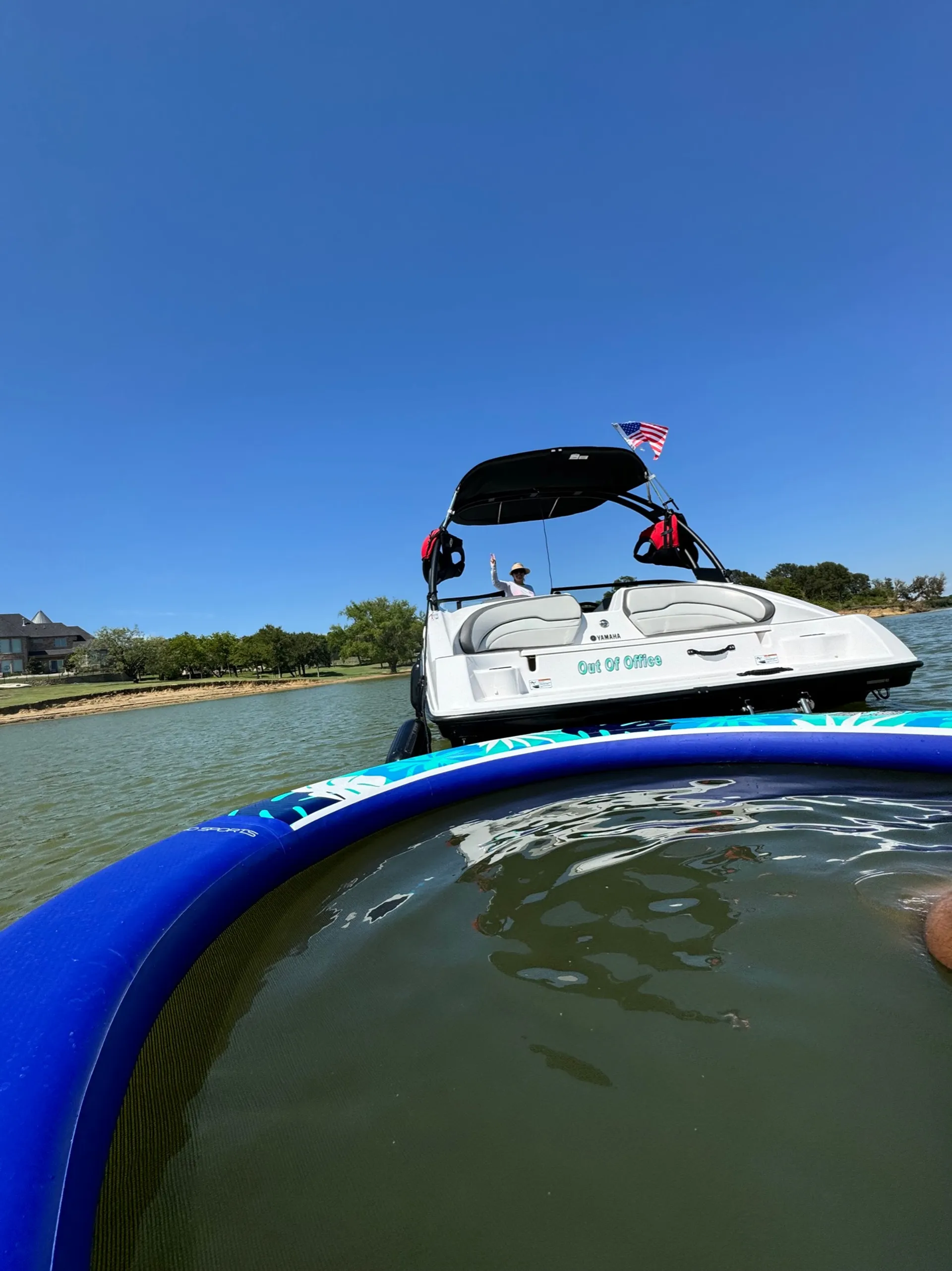 Yamaha Jet Boat on Lake Lewisville!