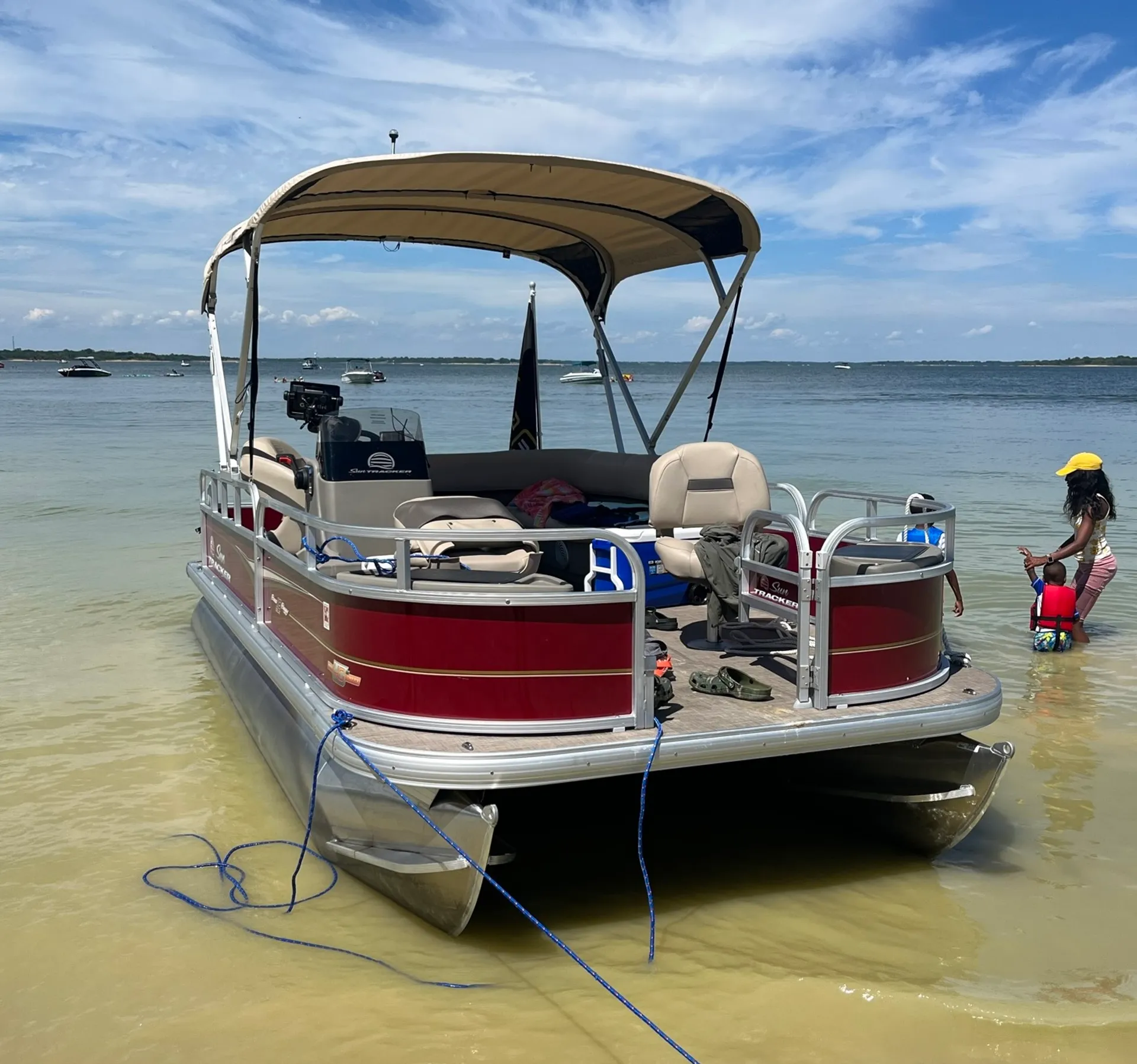 2023 Pontoon Boat (Seats 8)  Padre Island Dr, Corpus Christi, TX