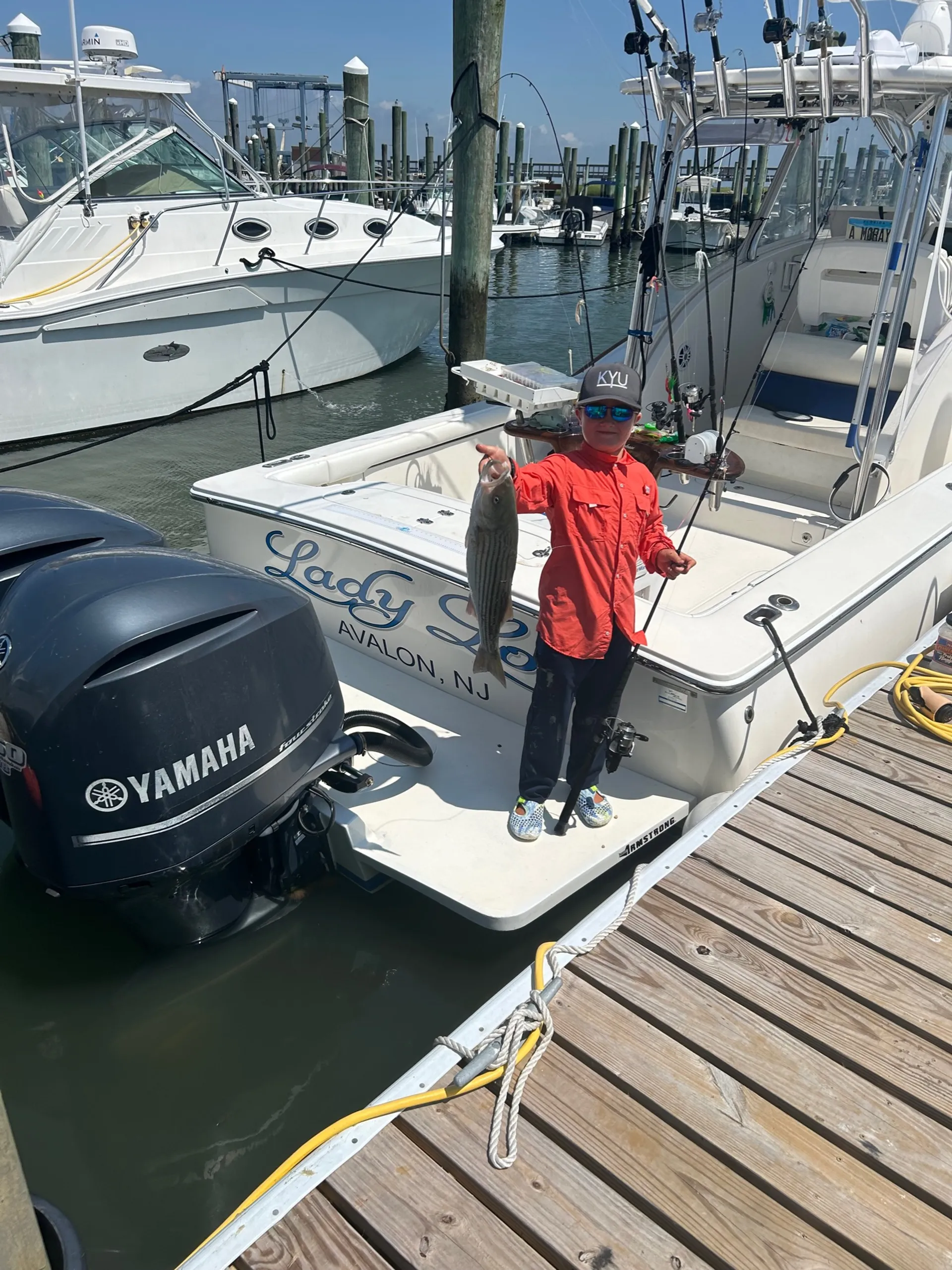 "Lady Lou" - captained cruising & fishing charters on amazing yacht