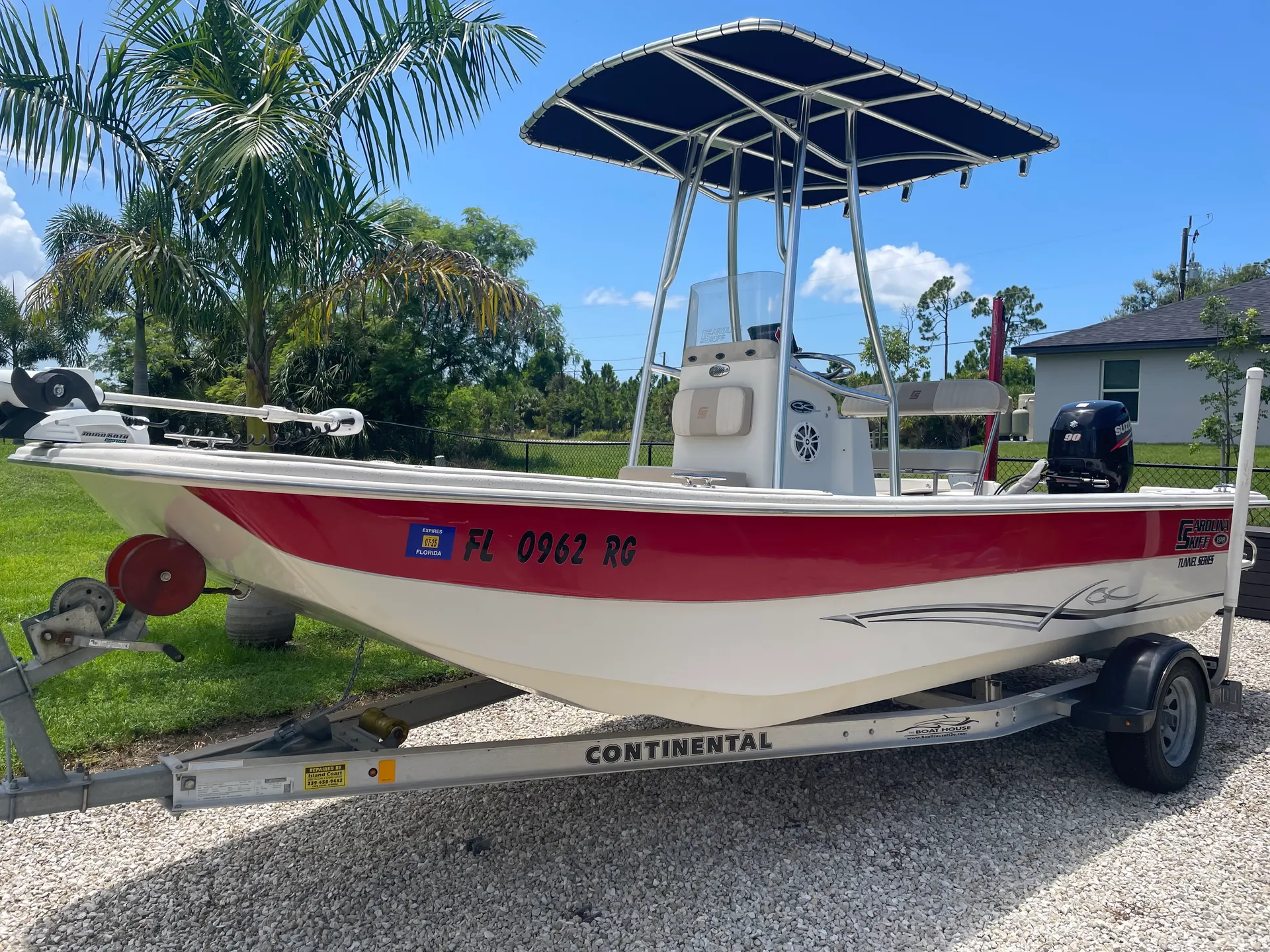 Carolina Skiff 1980 DLX T-Top in Cape Coral, FL — photo 7