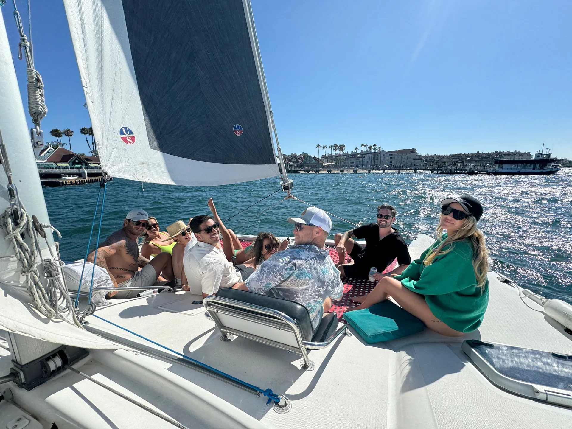 Private Catamaran Sailing on San Diego Bay 