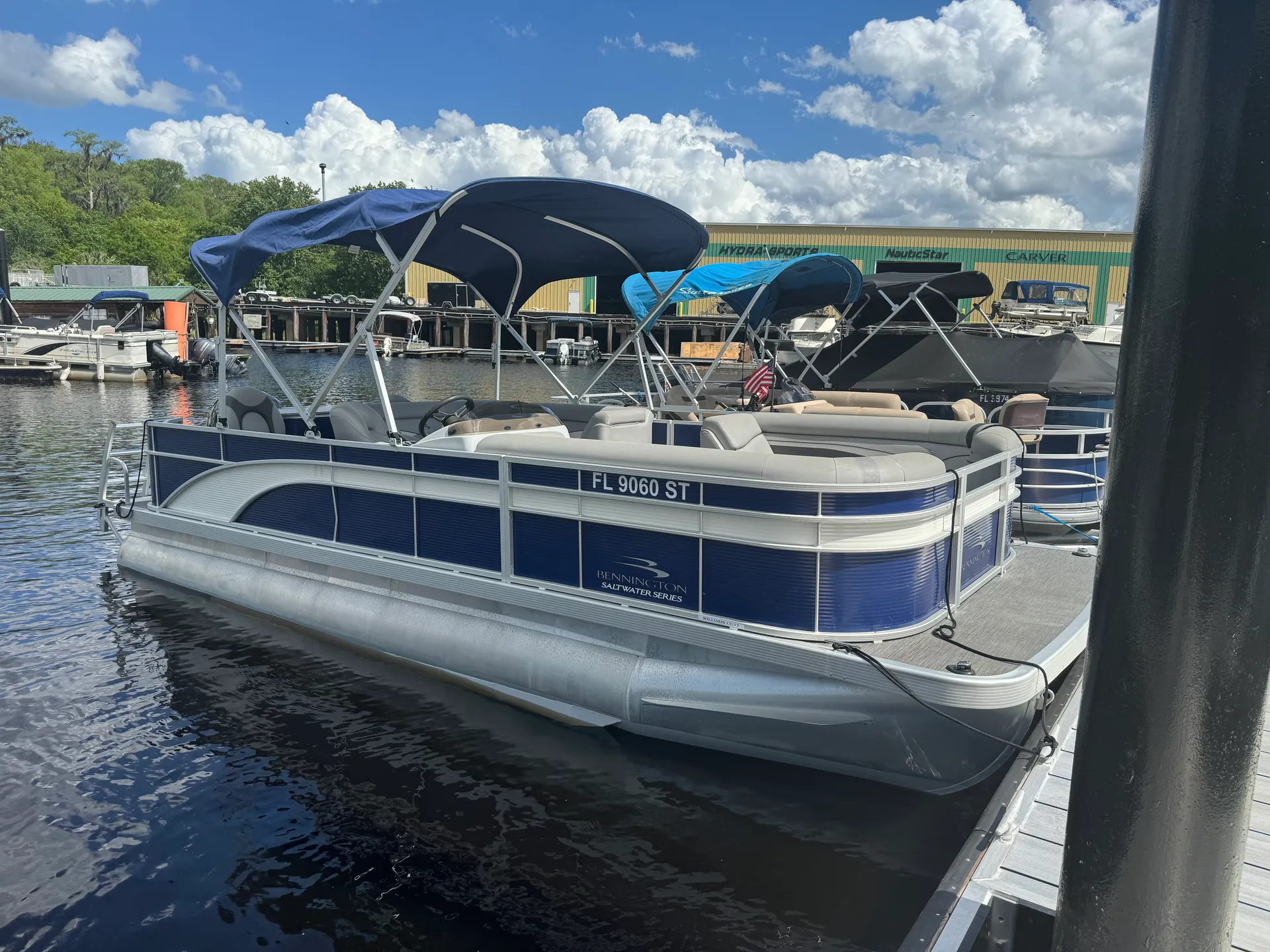 2021 Bennington Pontoon Boat in Lake Monroe!