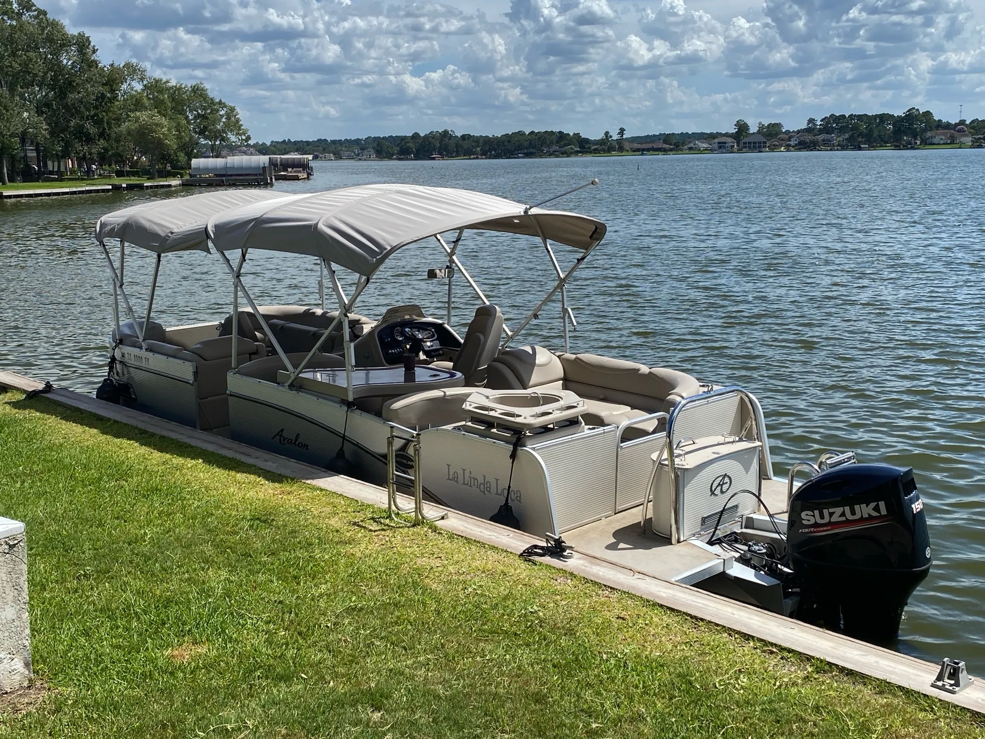 Tranquility II  Double Bimini Avalon 25 FT Entertainer  Seats 12