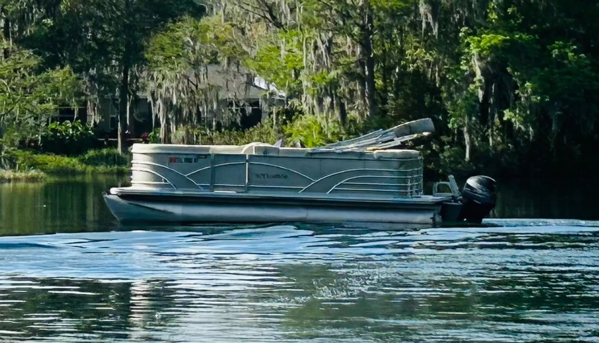 Cruise the RAINBOW RIVER! Two Rivers pontoon boat rental.