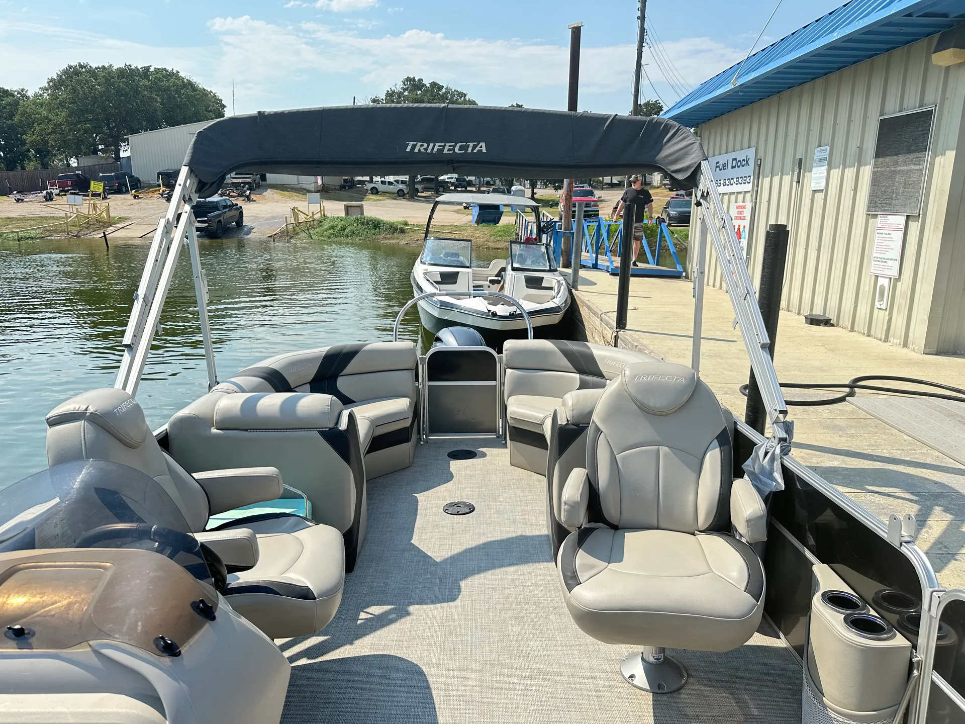 Sun, Fun, and Friends: Rent Our Trifecta Tritoon Today!”