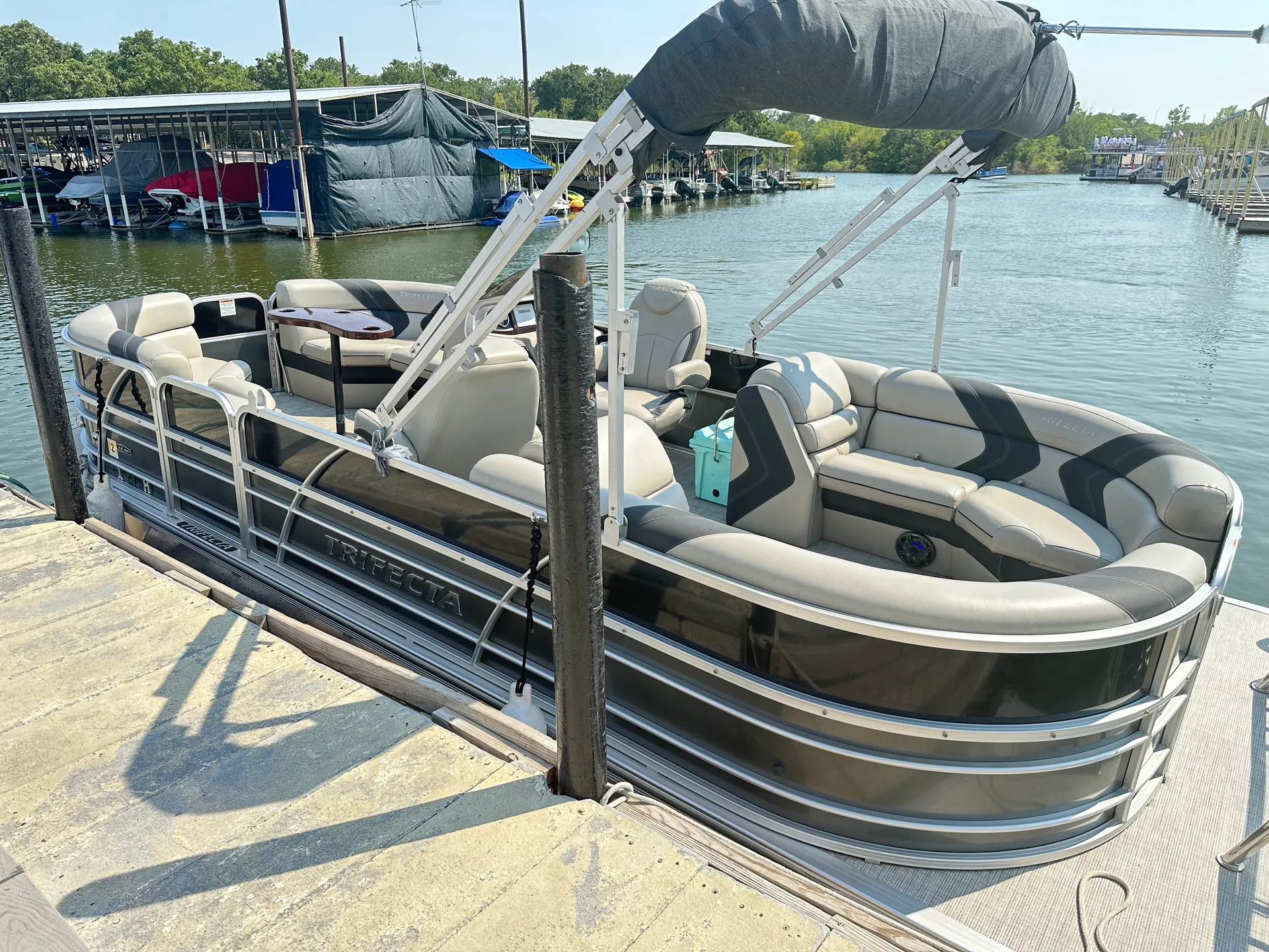 Sun, Fun, and Friends: Rent Our Trifecta Tritoon Today!”