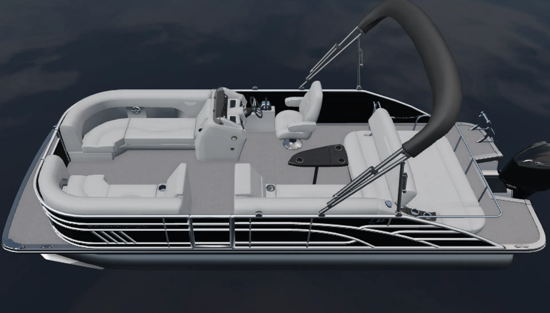 Enjoy Fishing or Cruising Around in This Luxurious Pontoon!