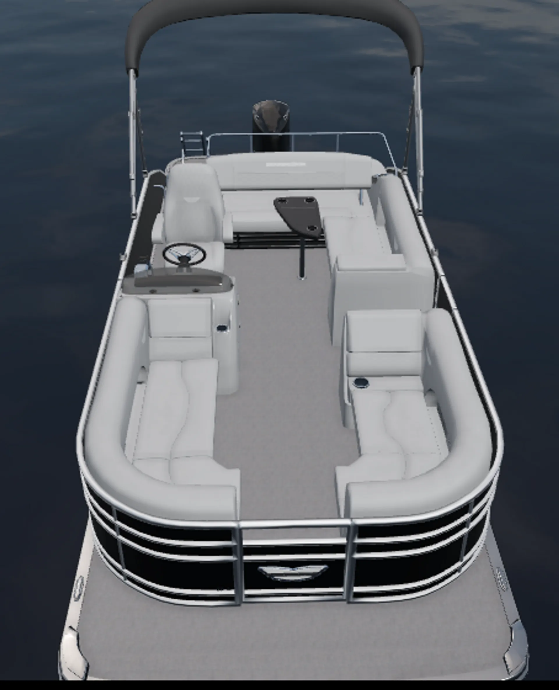 Enjoy Fishing or Cruising Around in This Luxurious Pontoon!