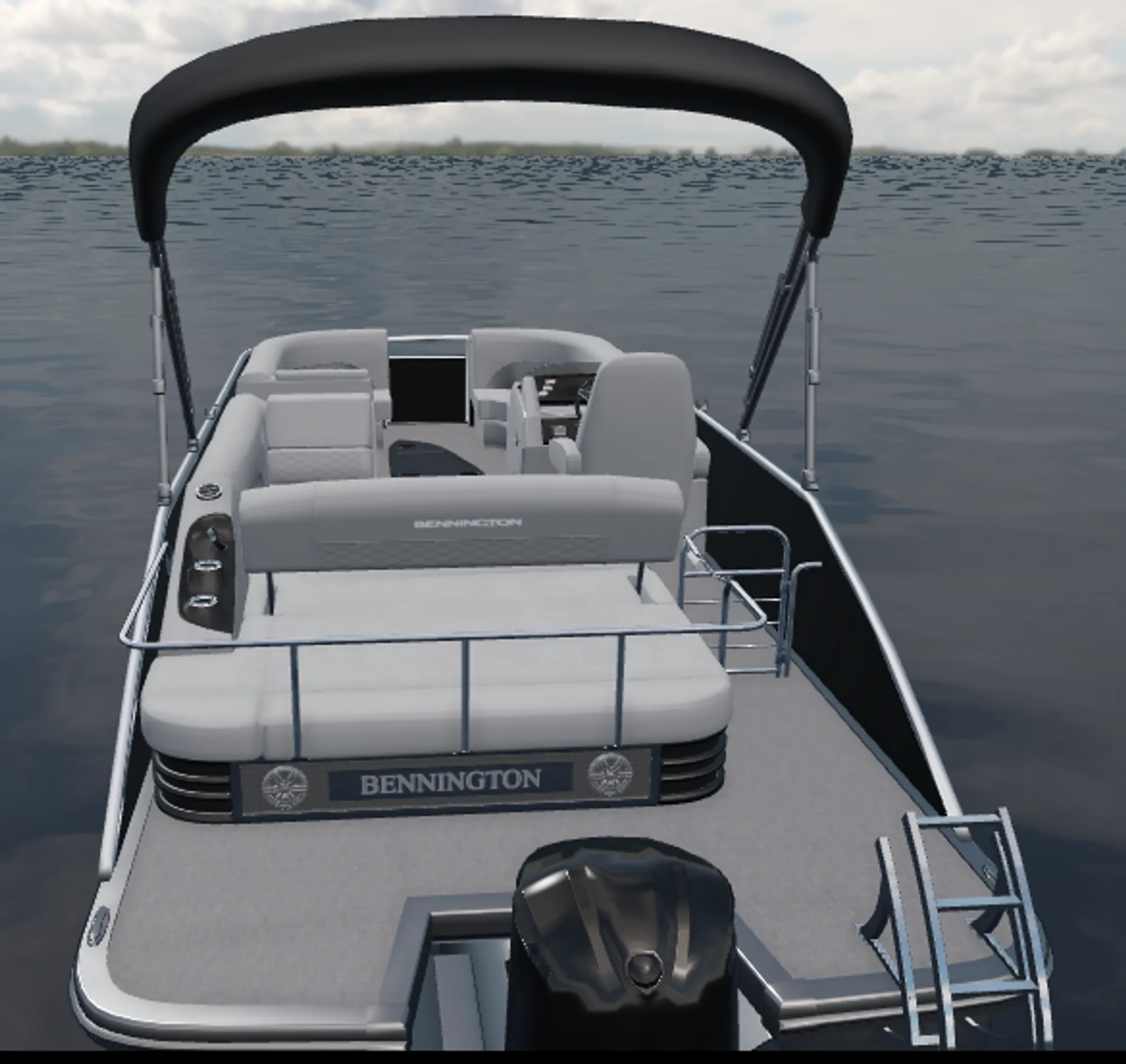 Enjoy Fishing or Cruising Around in This Luxurious Pontoon!