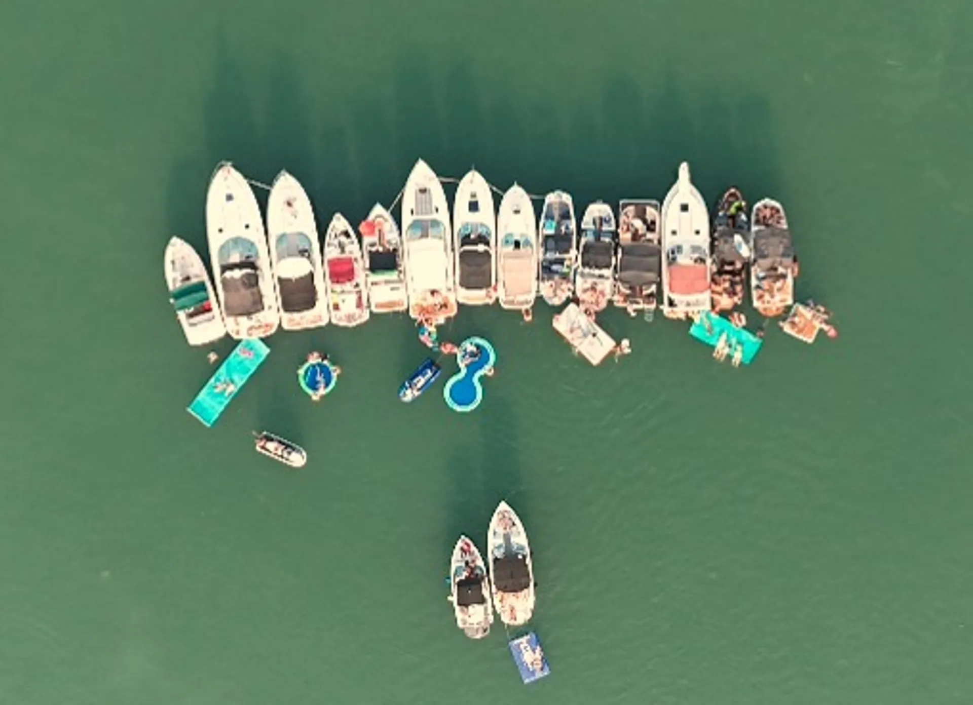 Double Decker Pontoon Boat with a Waterside on Lake Travis!