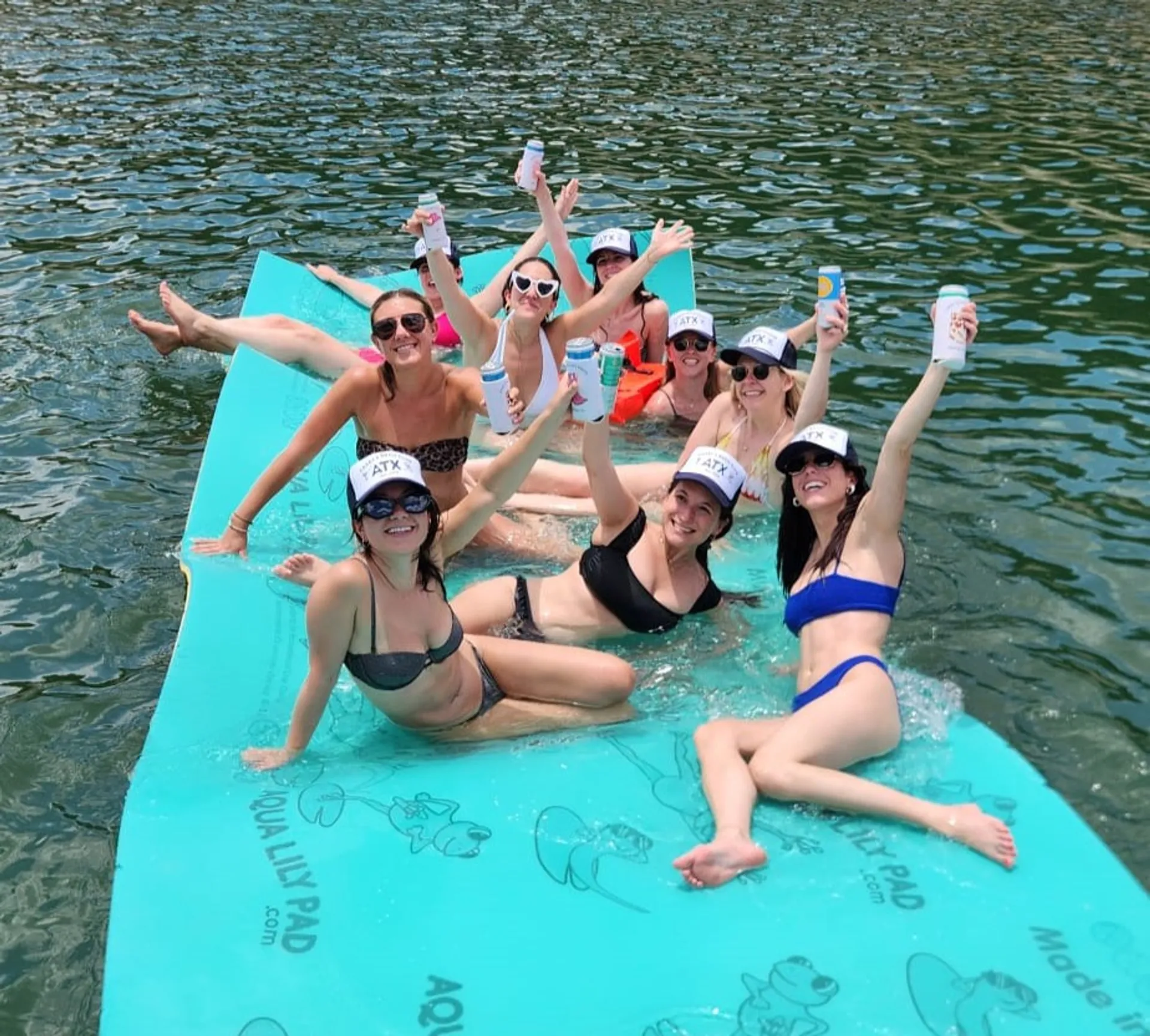 Double Decker Party Boat, Waterslide & Lily Pad!