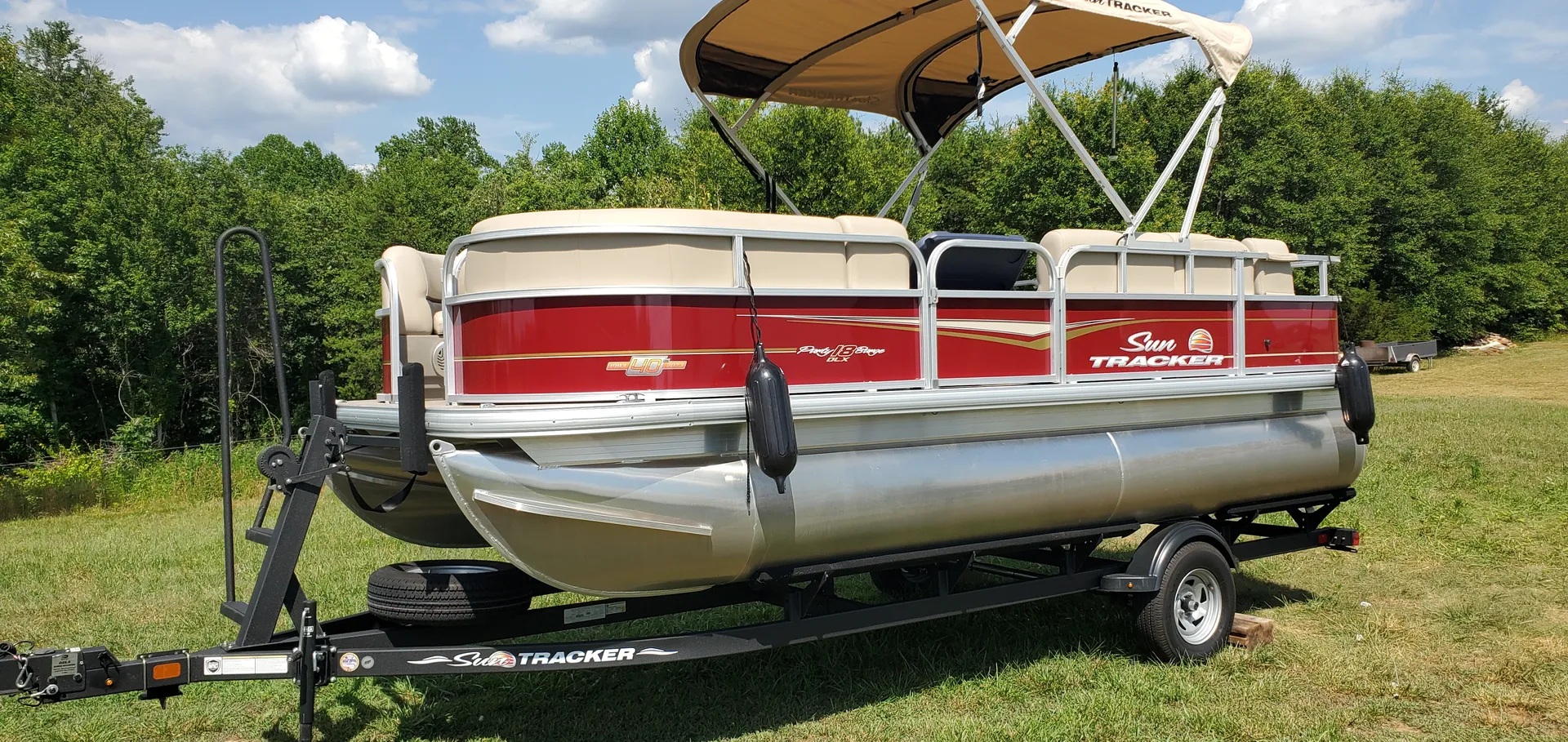 Pontoon for 10 people! easy to drive. ELECTRIC ANCHOR ⚓🔱
