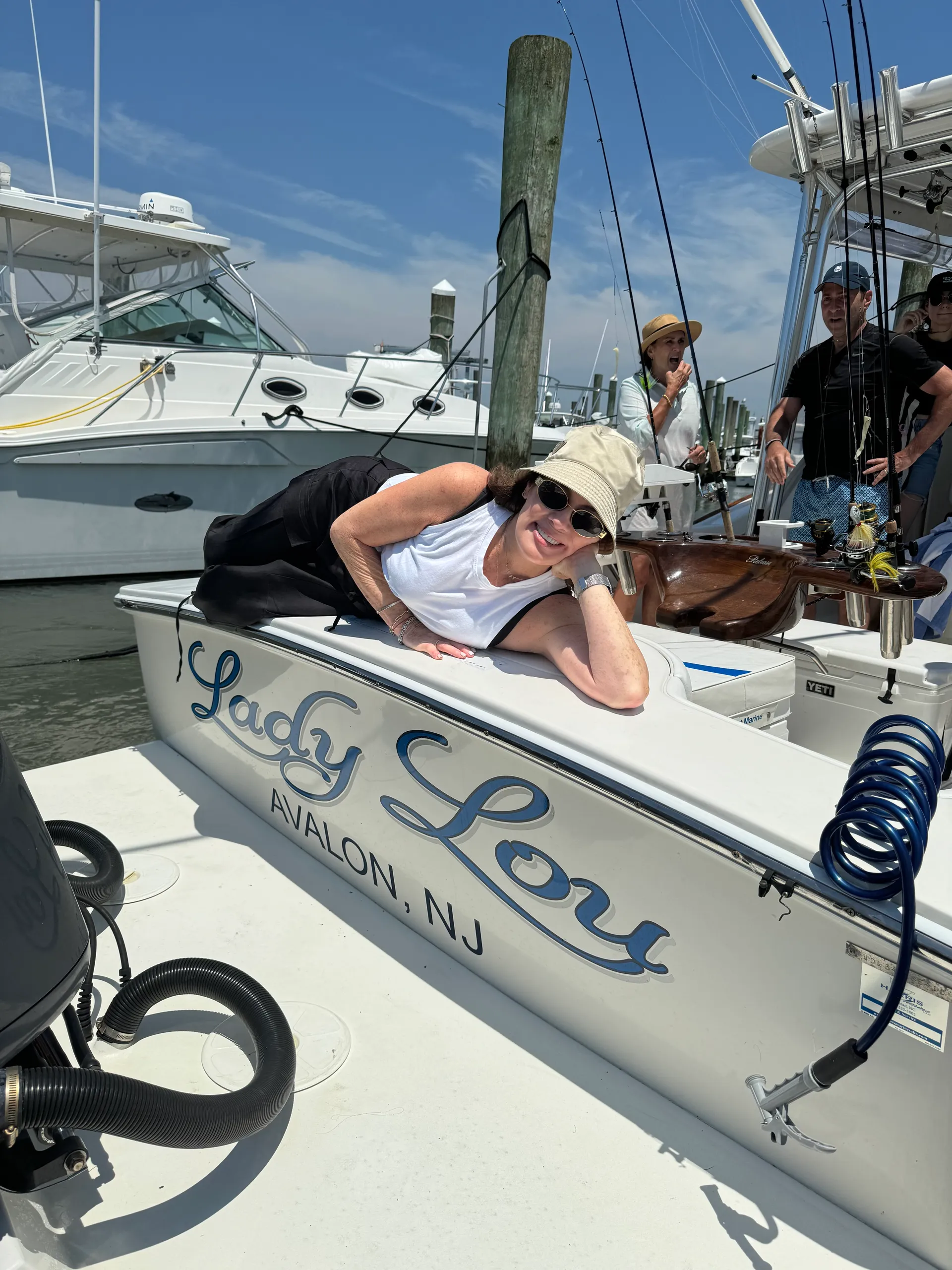 "Lady Lou" - captained cruising & fishing charters on amazing yacht