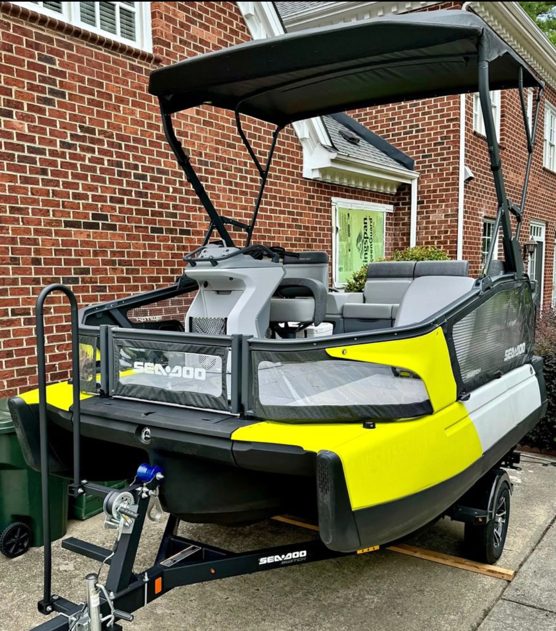 Cruise, Fish or explore on this New 12' SEA-DOO SWITCH Pontoon!