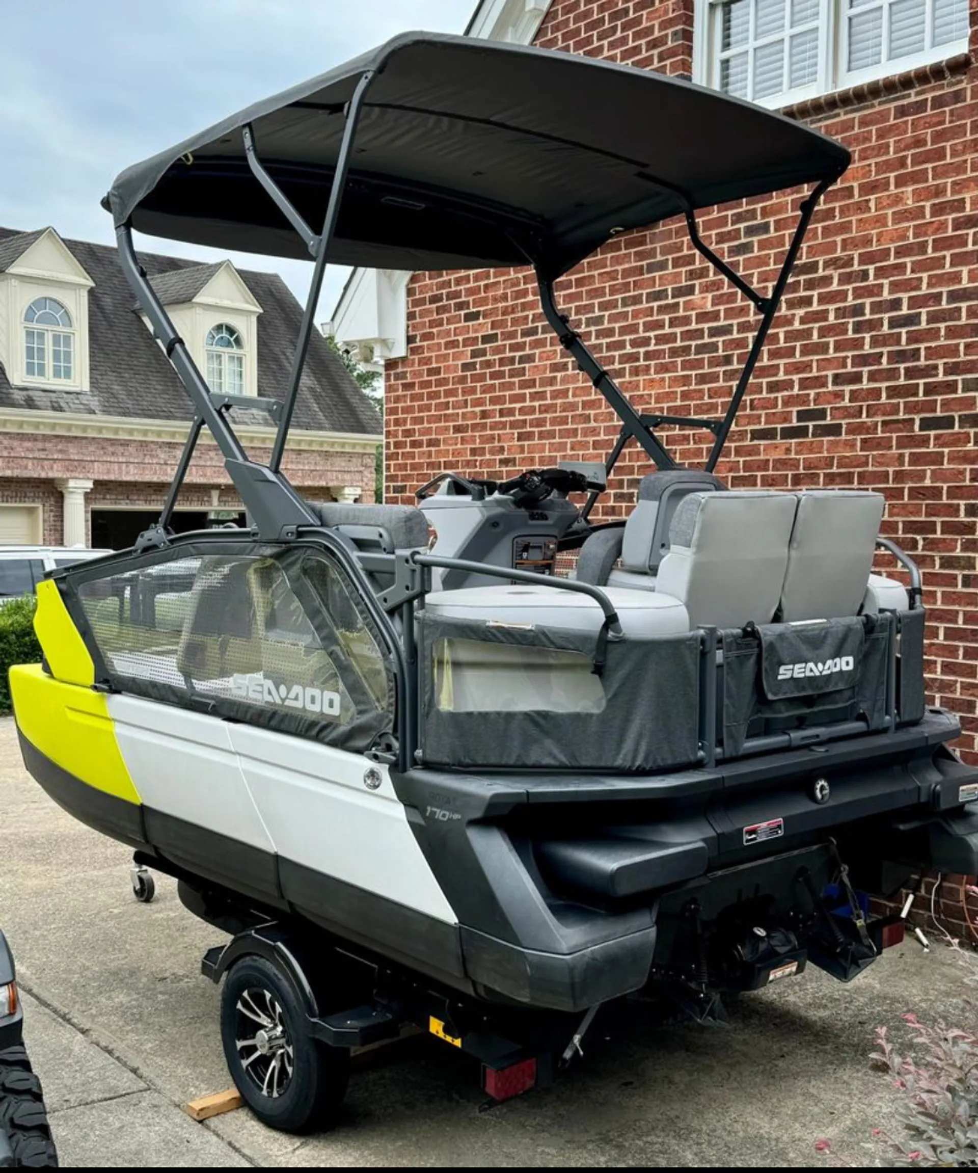 Cruise, Fish or explore on this New 12' SEA-DOO SWITCH Pontoon!