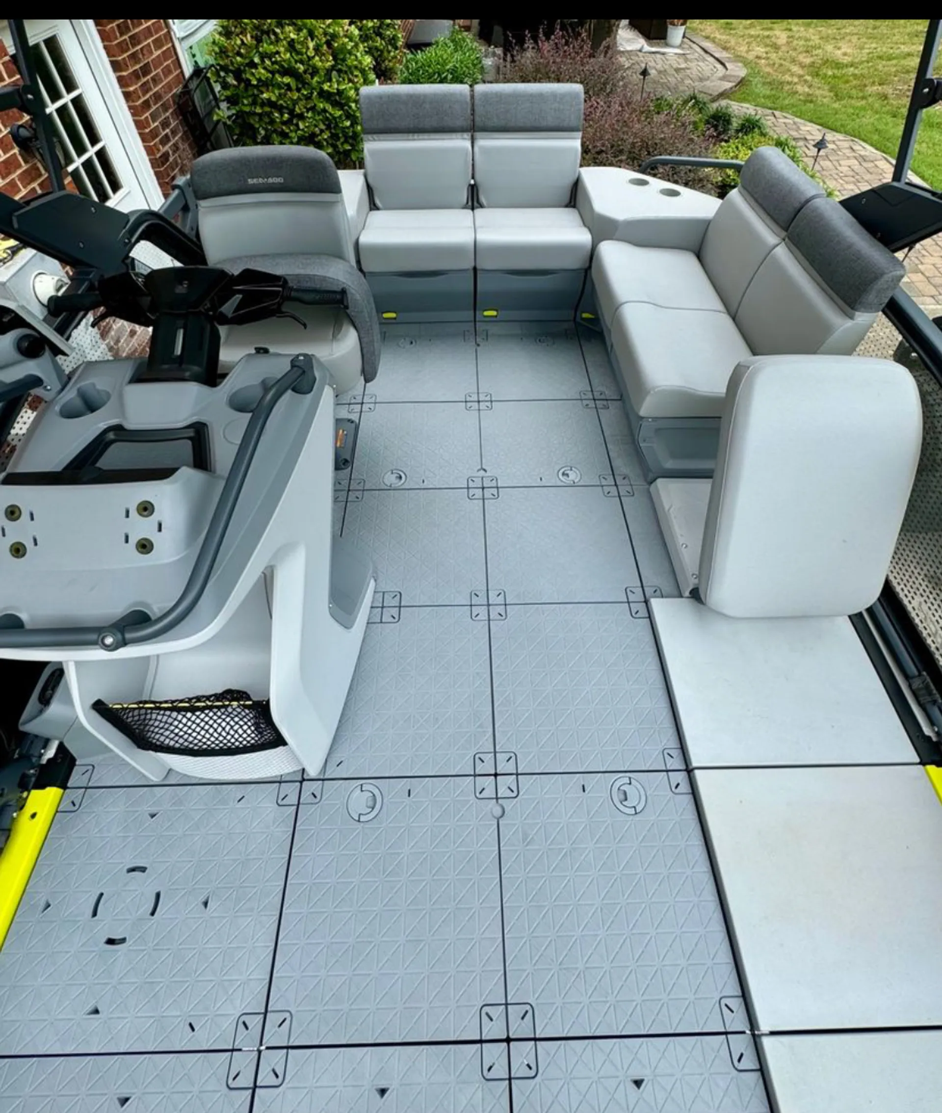 Cruise, Fish or explore on this New 12' SEA-DOO SWITCH Pontoon!