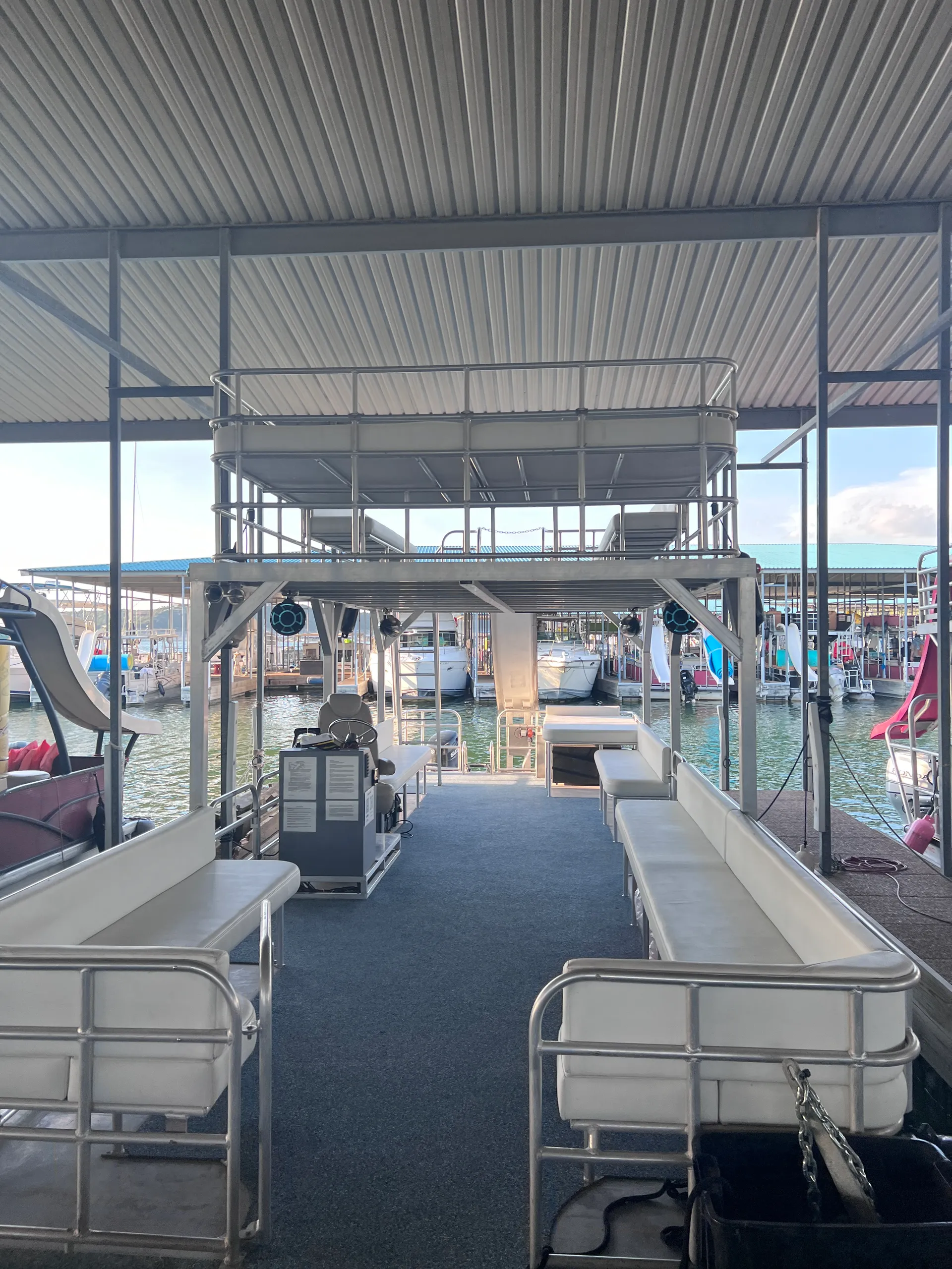 Double decker with slide (up to 32 person capacity)