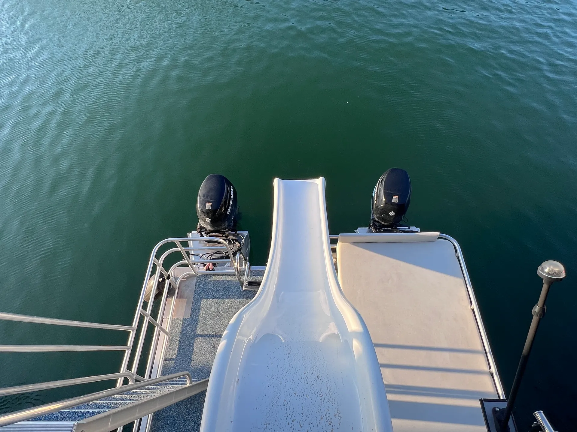 Double decker with slide (up to 32 person capacity)