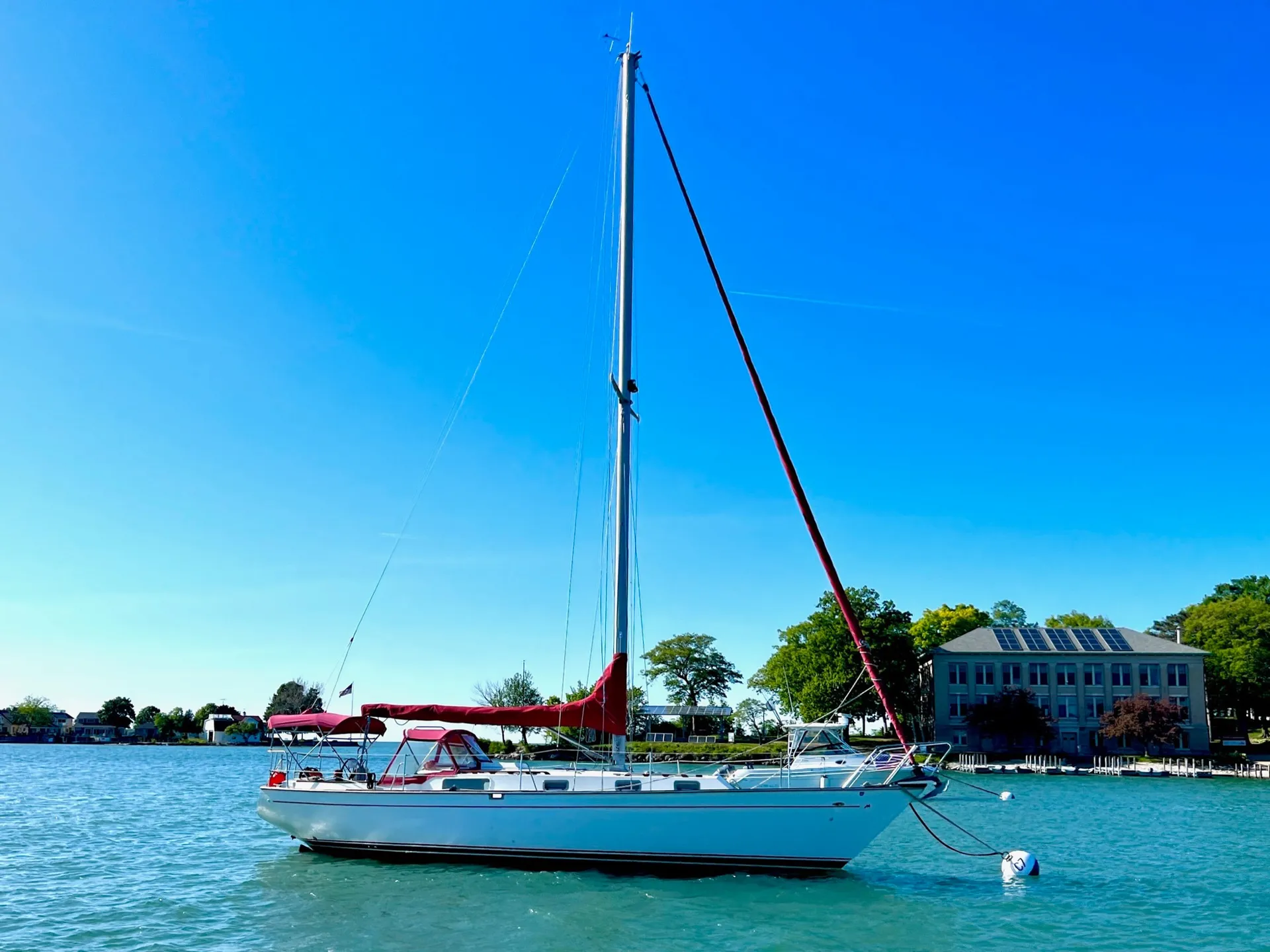 Put-in-Bay Sailing Charter aboard Foggy Dew.  38' Sailboat.