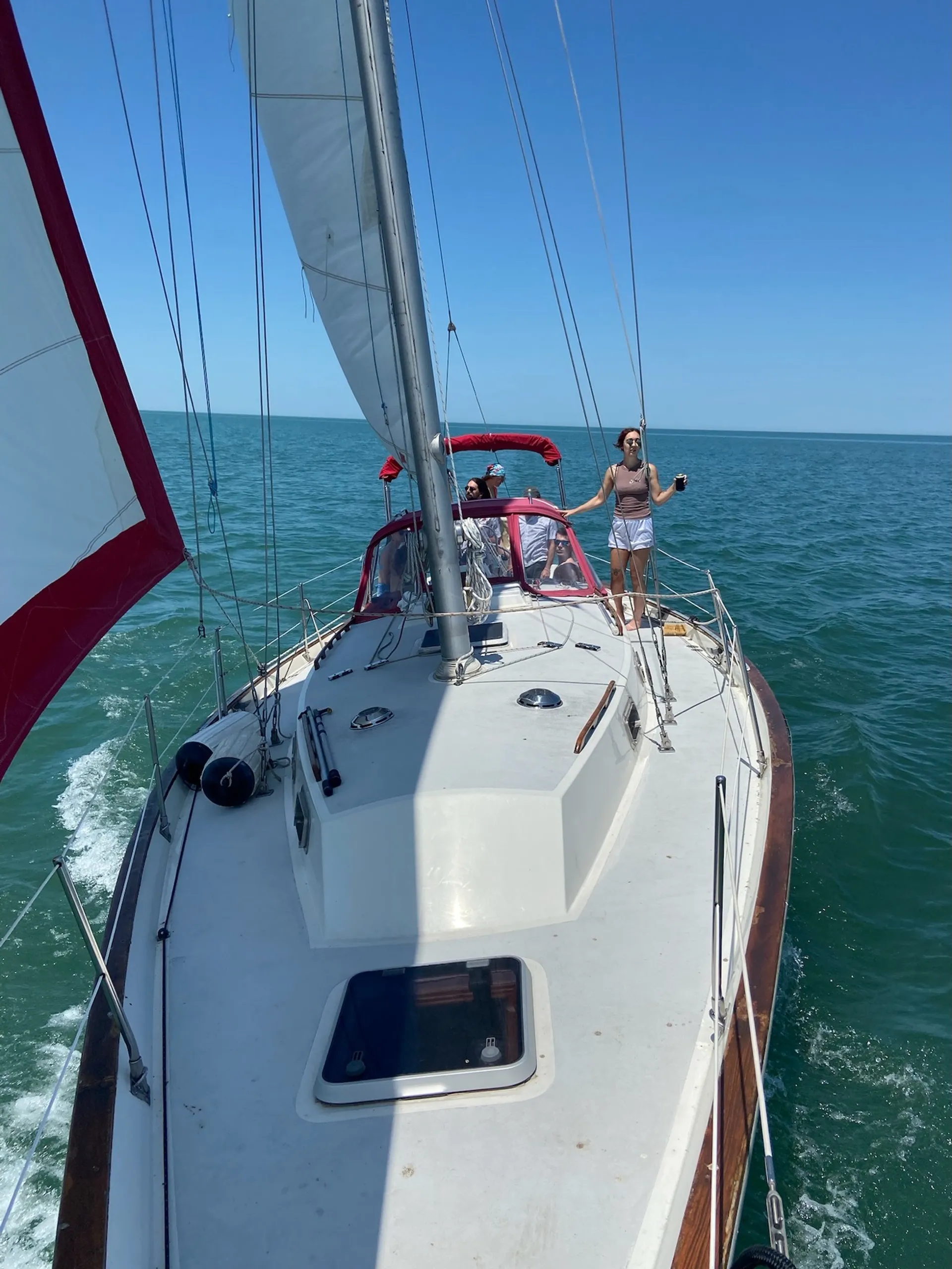 Put-in-Bay Sailing Charter aboard Foggy Dew.  38' Sailboat.