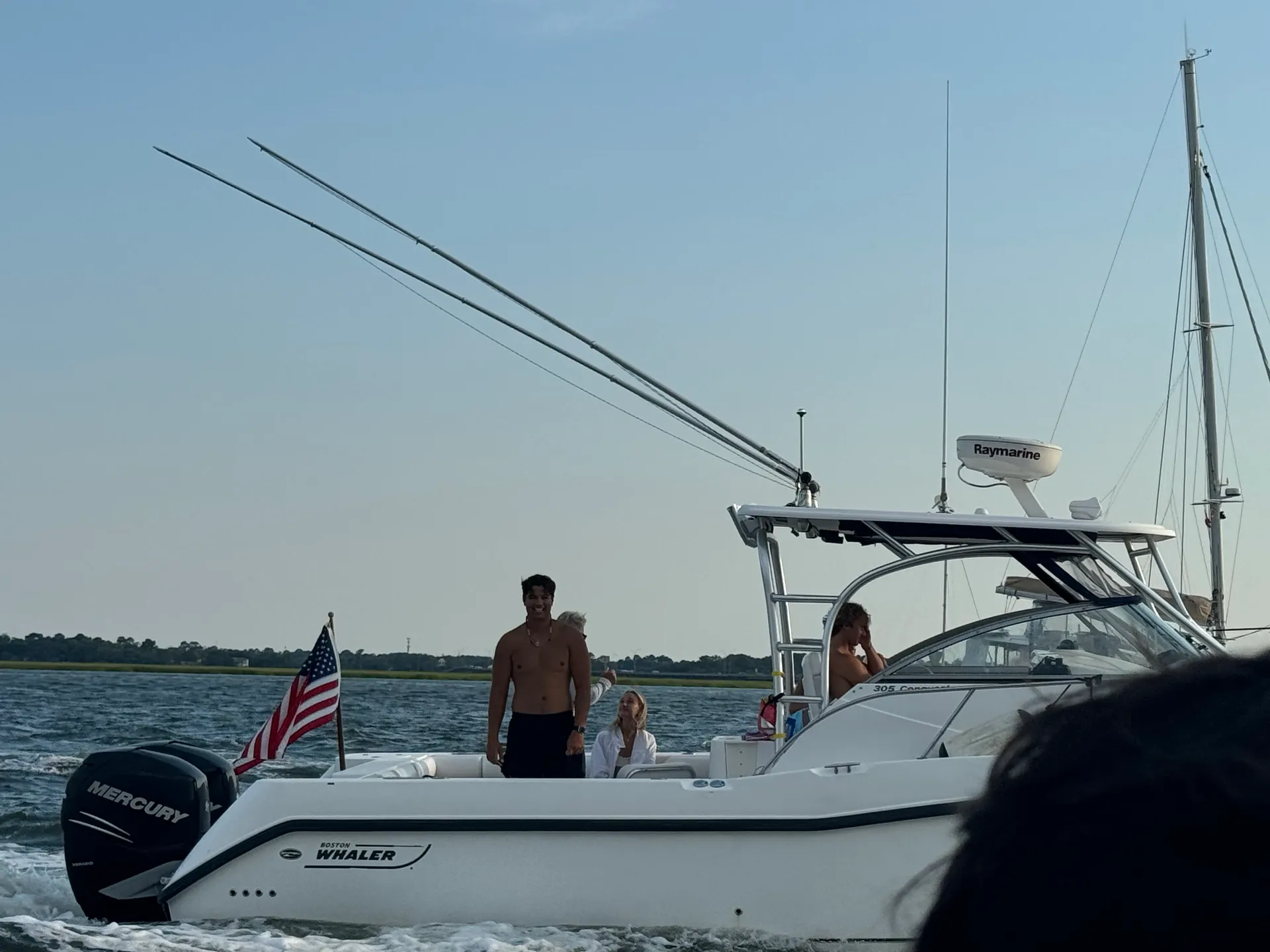 Luxury 32ft Boston Whaler, Captain and Deckhand included!