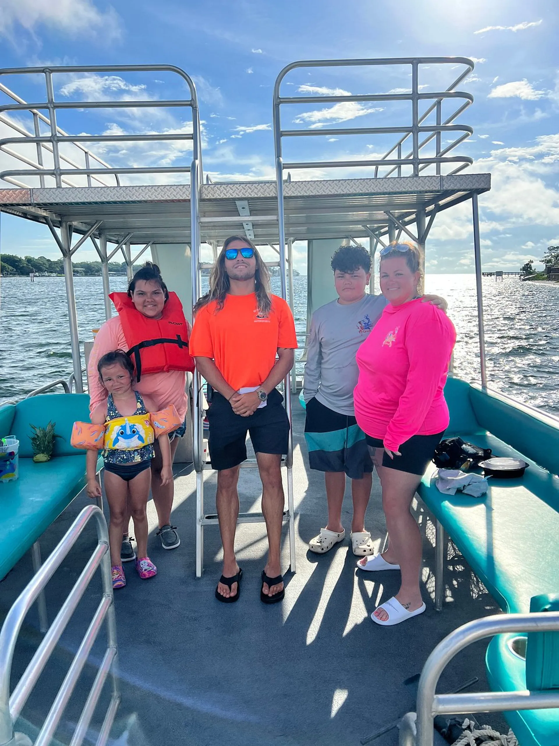 Okaloosa Island Endless Fun: One Boat, Double Deck, Triple Slide!